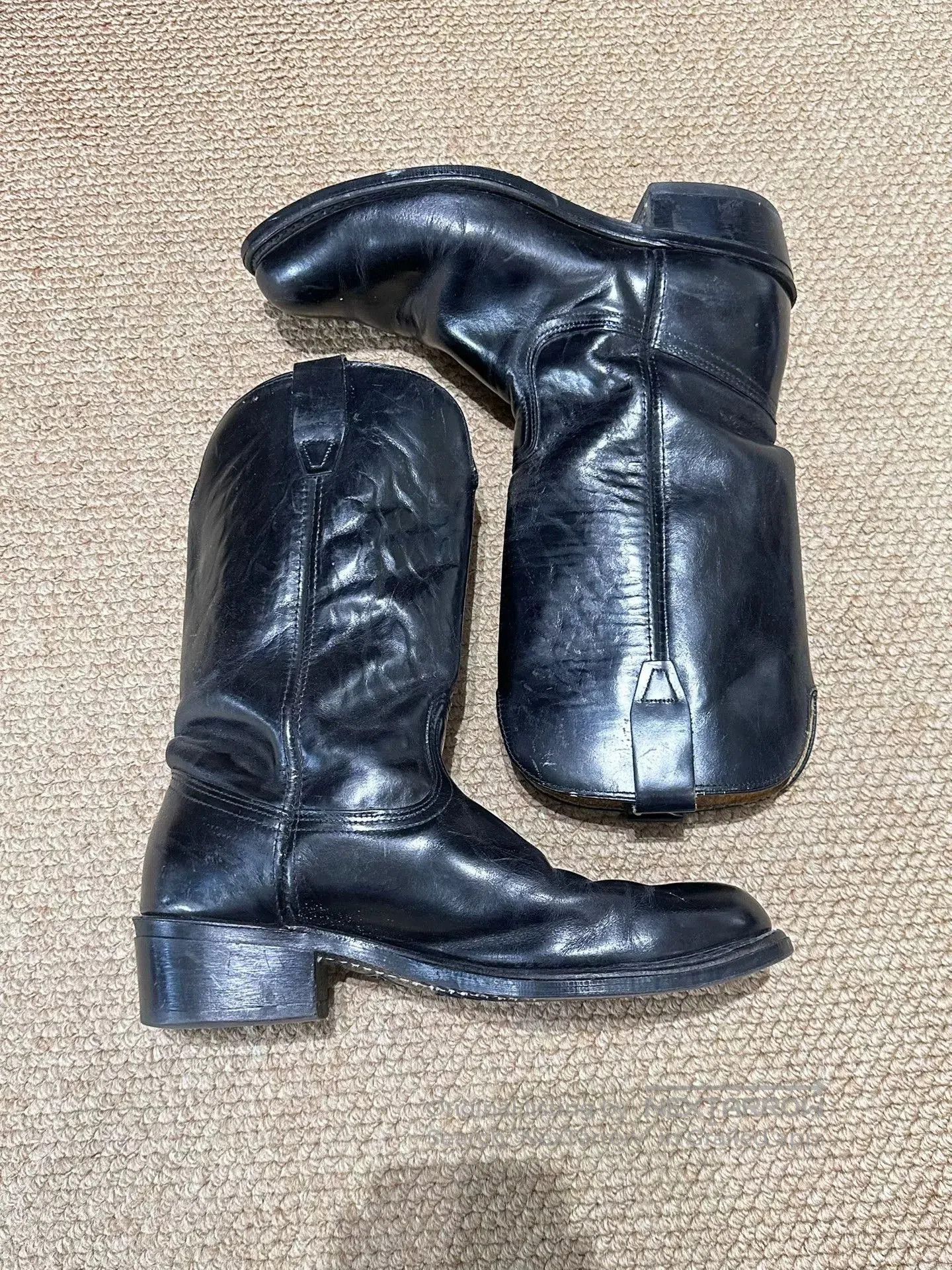 Vintage Vintage American Western Leather Boots. Size US 9.5 / EU 42-43 - 2 Thumbnail