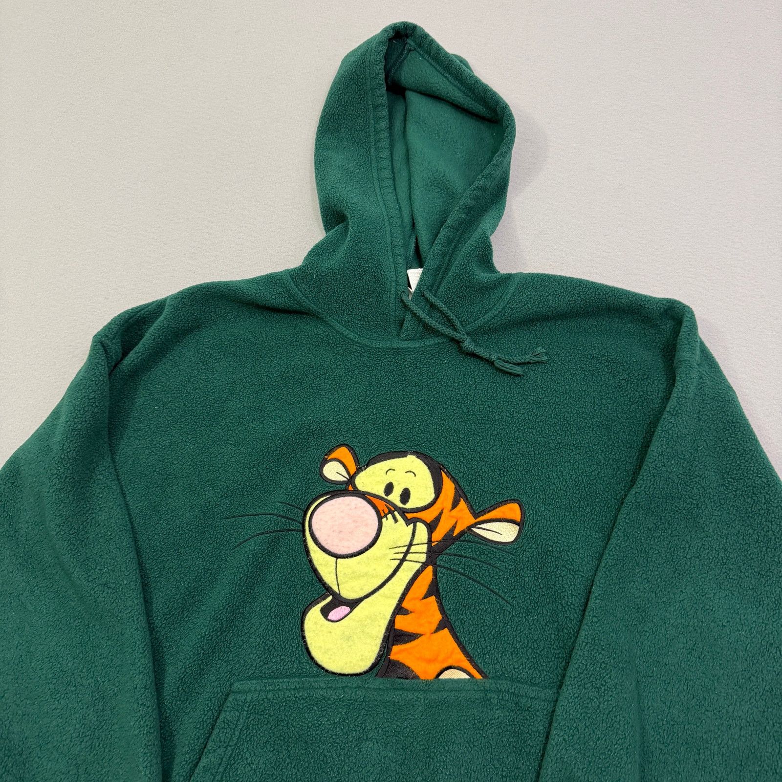 Vintage Vintage Disney Tigger Hoodie XL Green Pullover Fleece 90s Size US XL / EU 56 / 4 - 2 Thumbnail