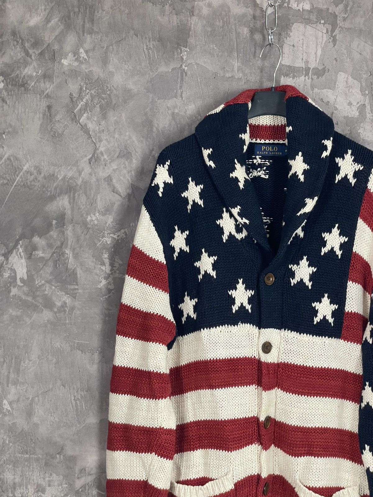 Ralph Lauren Polo Ralph Lauren Knit American USA Cardigan Sweater Size US M / EU 48-50 / 2 - 3 Thumbnail