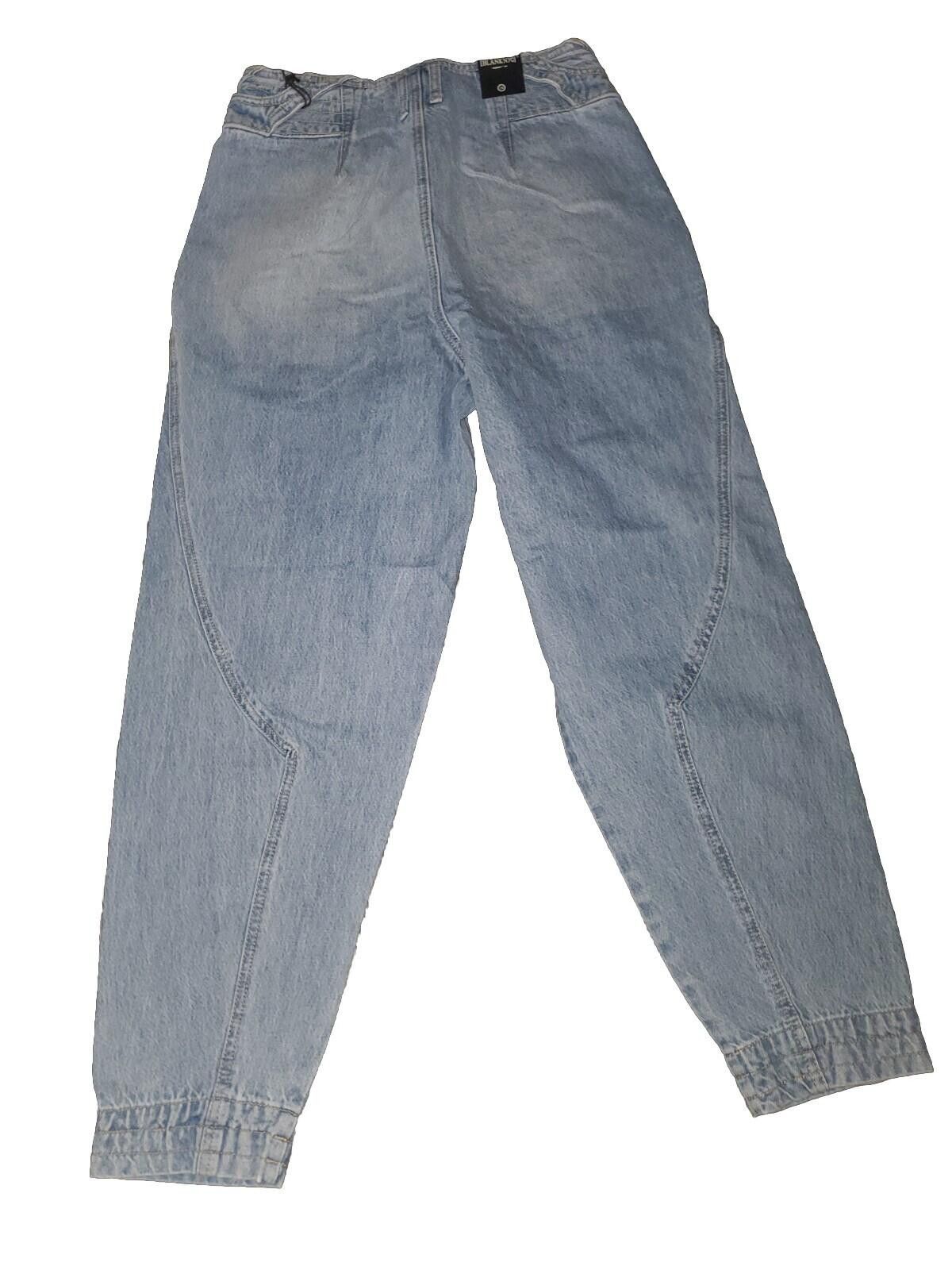BLANKNYC BLANKNYC Denim Joggers High Waist Cuffed Ankle Size 28 Size 28" / US 6 / IT 42 - 2 Thumbnail