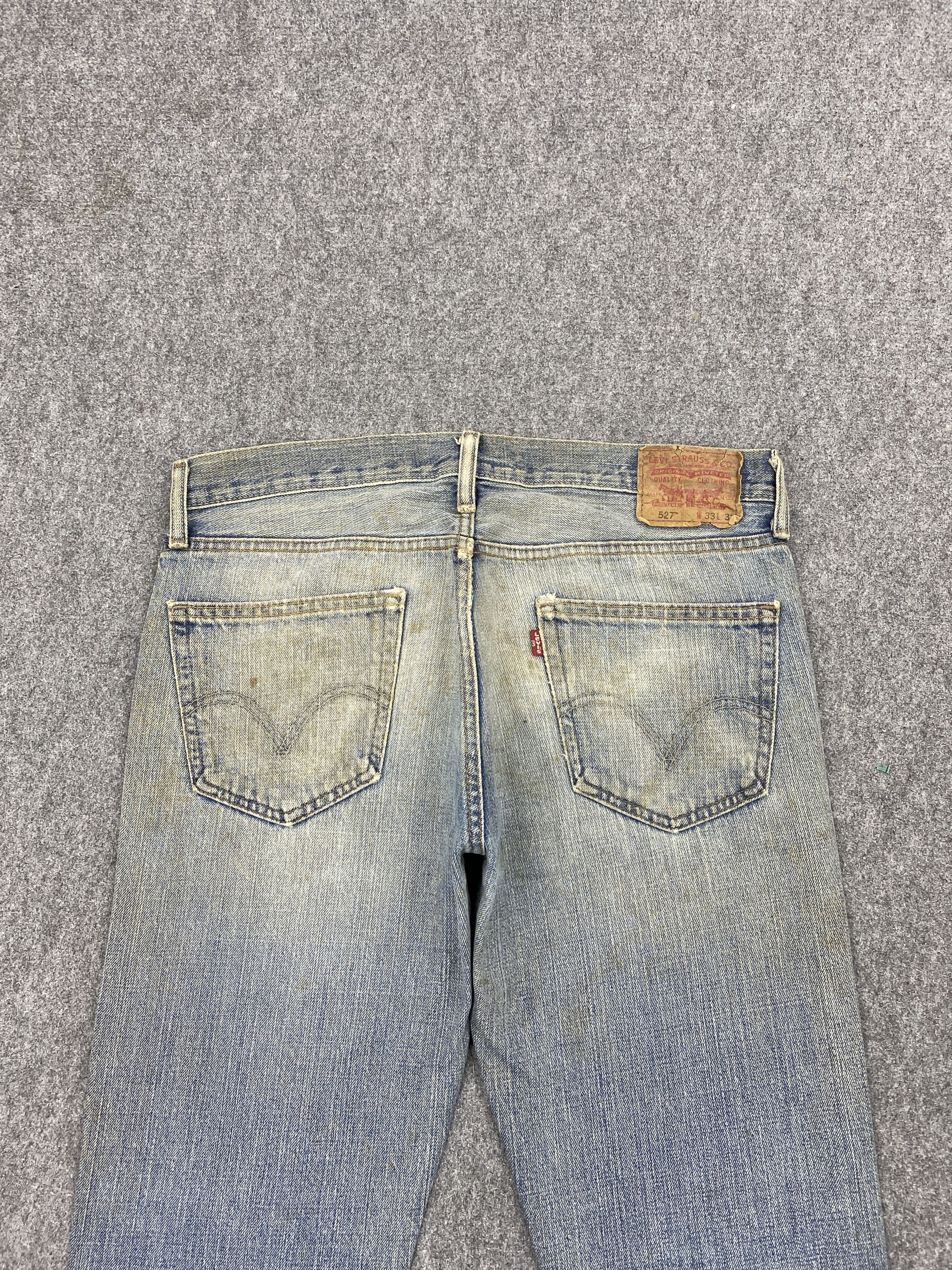 Levi's × Vintage Vintage Levi's 527 Flared Bootcut Jeans Size US 36 / EU 52 - 4 Thumbnail