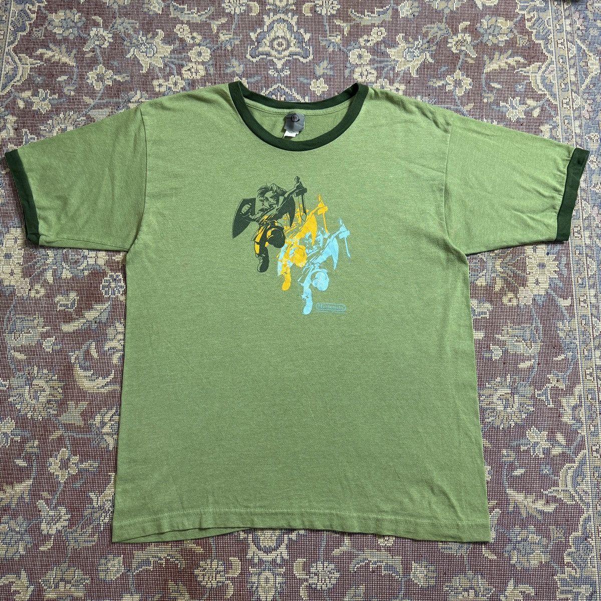 Nintendo 2000s The Legend of zelda Link video game Promo Ringer tee Size US L / EU 52-54 / 3 - 4 Thumbnail