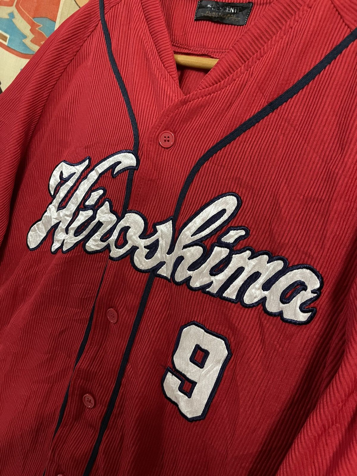 Japanese Brand × Vintage Vintage 90’s Baseball Jersey Hiroshima Carp XL J League Rare Size US XL / EU 56 / 4 - 4 Thumbnail