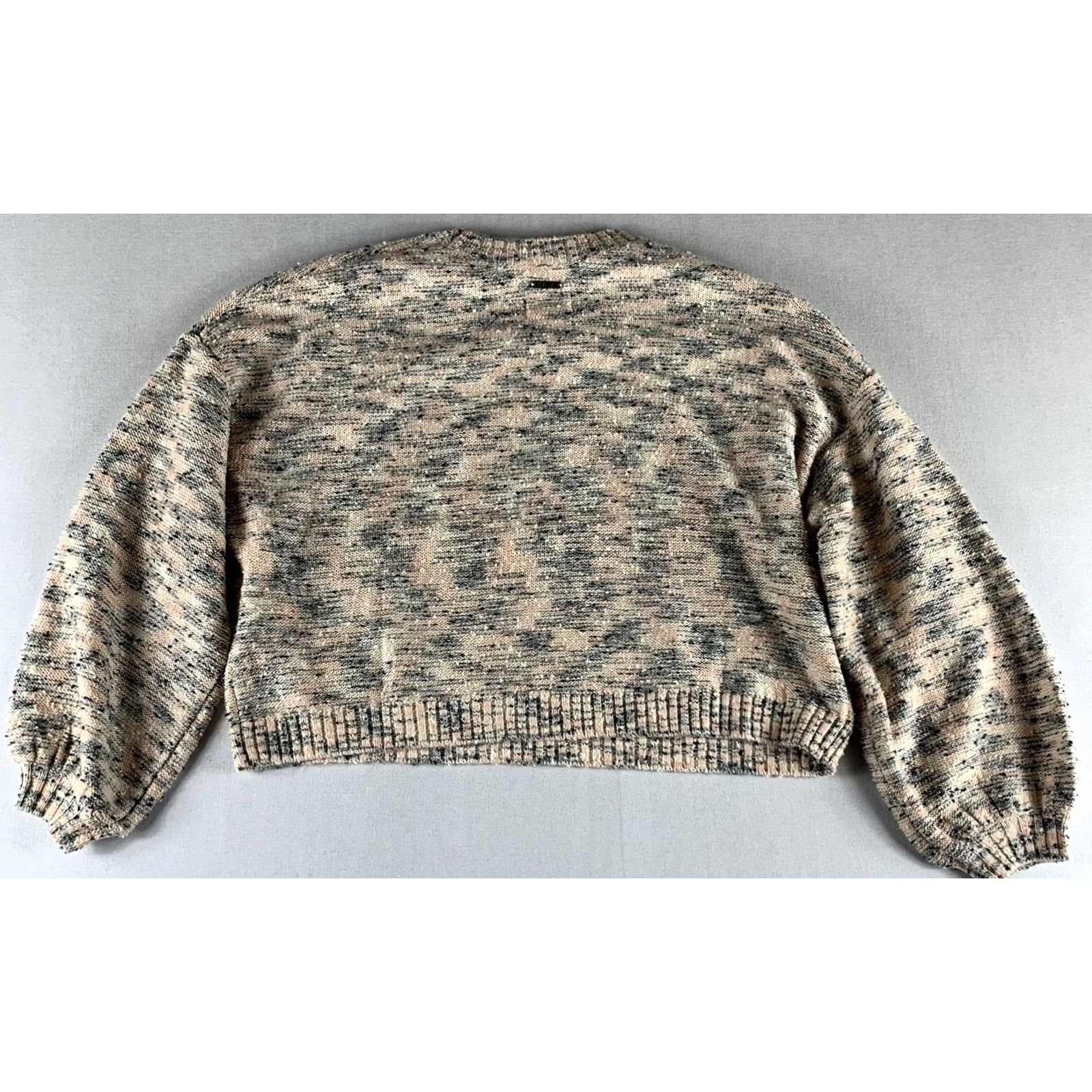 Billabong VINTAGE BILLABONG CROPPED SWEATER WOMENS SMALL PINK GRAY CREWNECK LONGSLEEVE Size S / US 4 / IT 40 - 2 Thumbnail