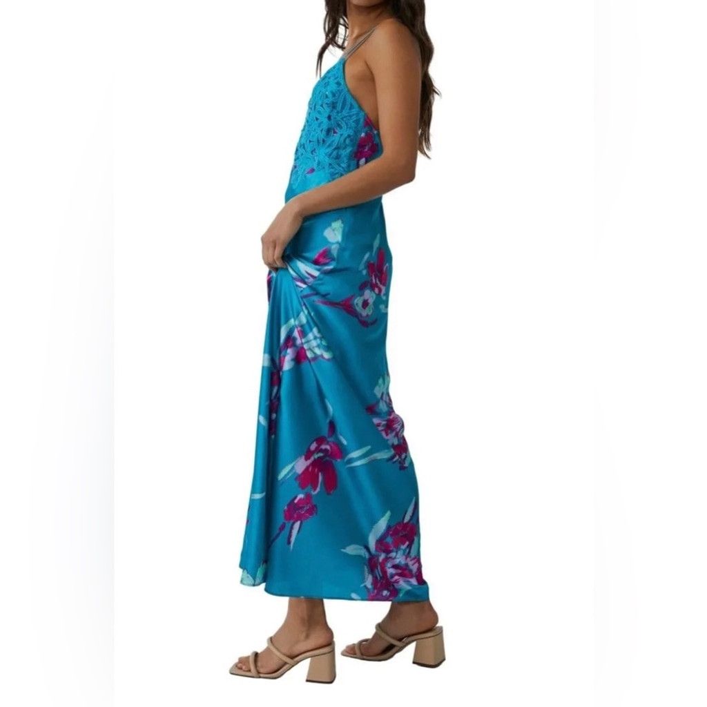 Free People Free People Forever Yours Maxi Dress In River Combo . B22 Size M / US 6-8 / IT 42-44 - 2 Thumbnail