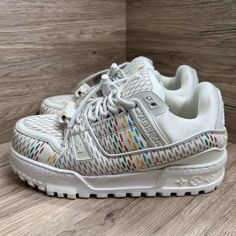 Louis Vuitton Louis Vuitton Trainer Rainbow Little Fat Ding shoes Size US 6 / EU 39 - 1 Thumbnail