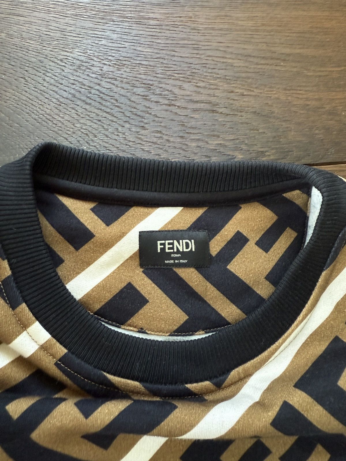 Fendi Fendi Diagonal FF Sweatshirt Size US M / EU 48-50 / 2 - 3 Thumbnail