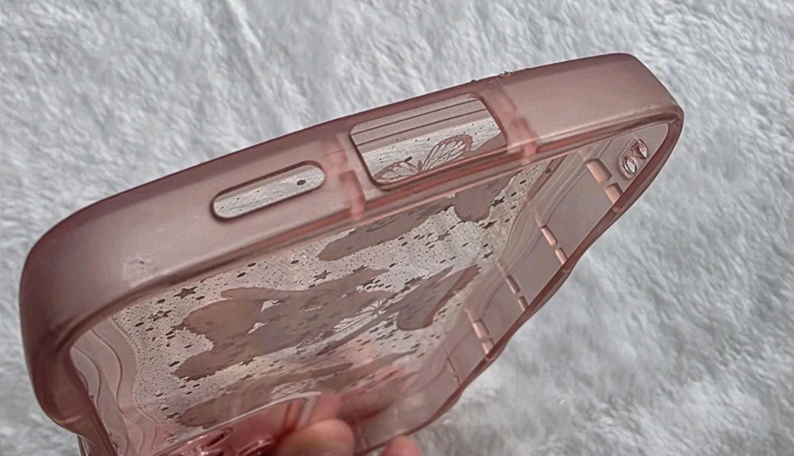 Other Wavey Butterfly Sparkly Pink Case Samsung Galaxy S24+ S24 Pl Size ONE SIZE - 8 Thumbnail
