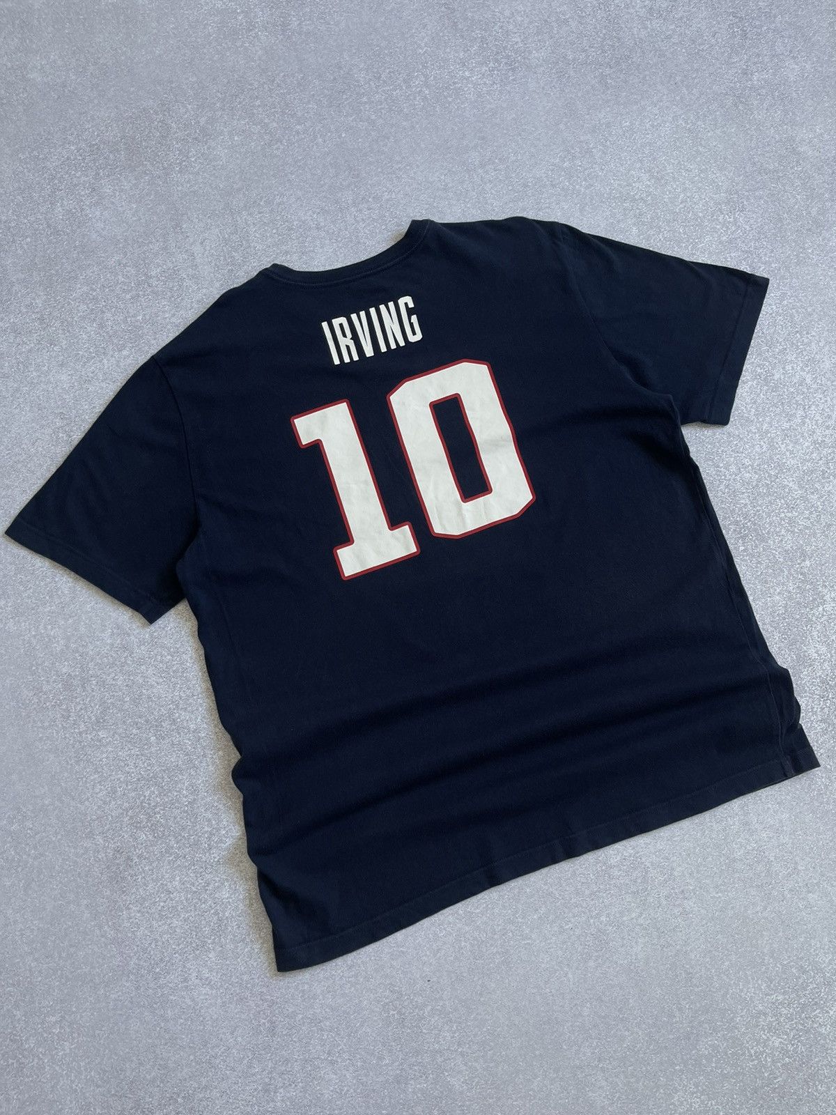 Nike Vintage Nike Team USA Kyrie Irving #10 Cotton Jersey T-shirt Size US XL / EU 56 / 4 - 9 Thumbnail