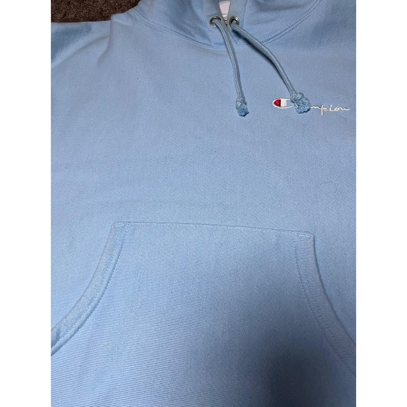 Champion 🧊 Champion Reverse Weave Light Blue Hoodie – Size S Size US S / EU 44-46 / 1 - 6 Thumbnail