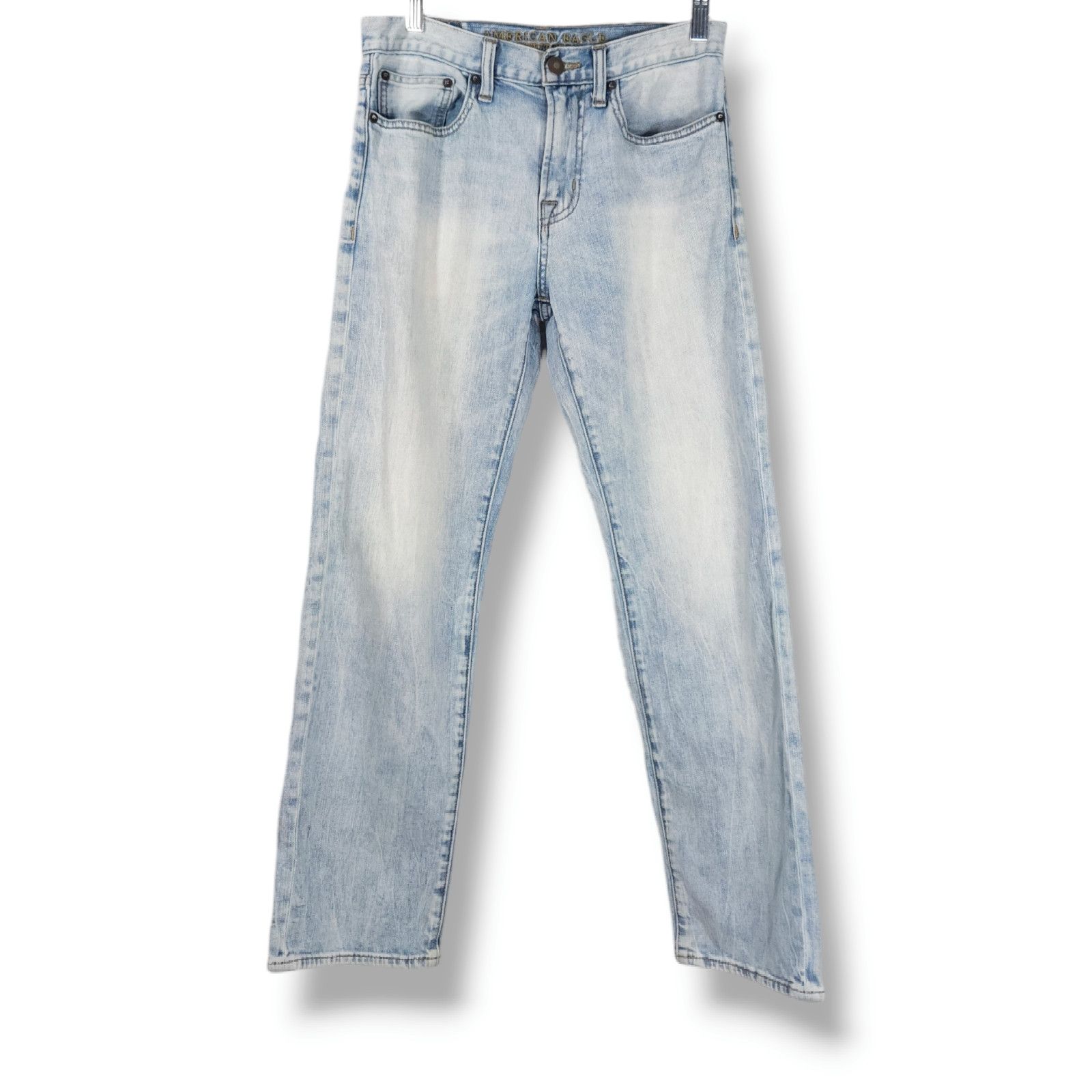 American Eagle Outfitters American Eagle Relaxed Straight Core Flex Denim Jeans 28x29 Size US 28 / EU 44 - 3 Thumbnail