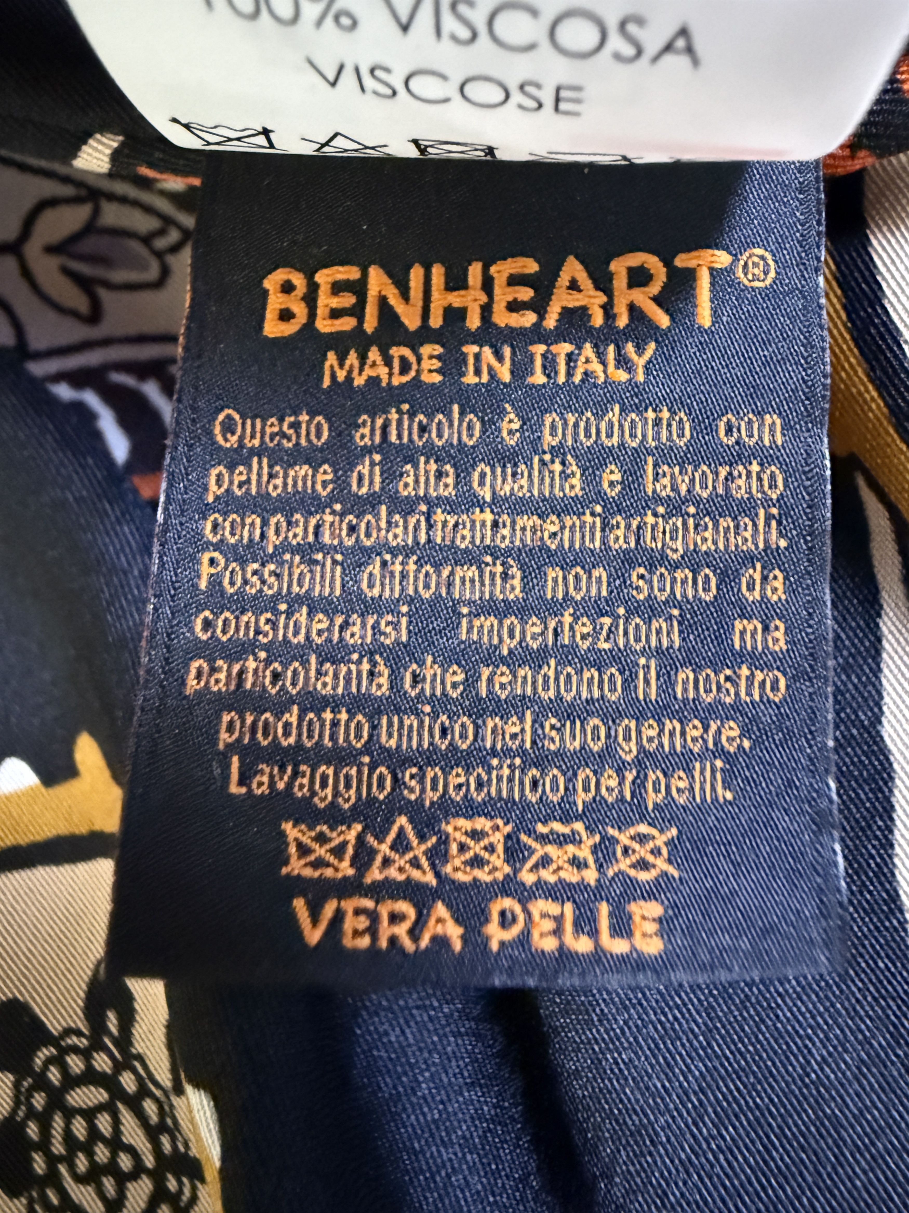 Leather Benheart Firenze Zip Crinkle Leather Hoodie Size M / US 6-8 / IT 42-44 - 7 Thumbnail