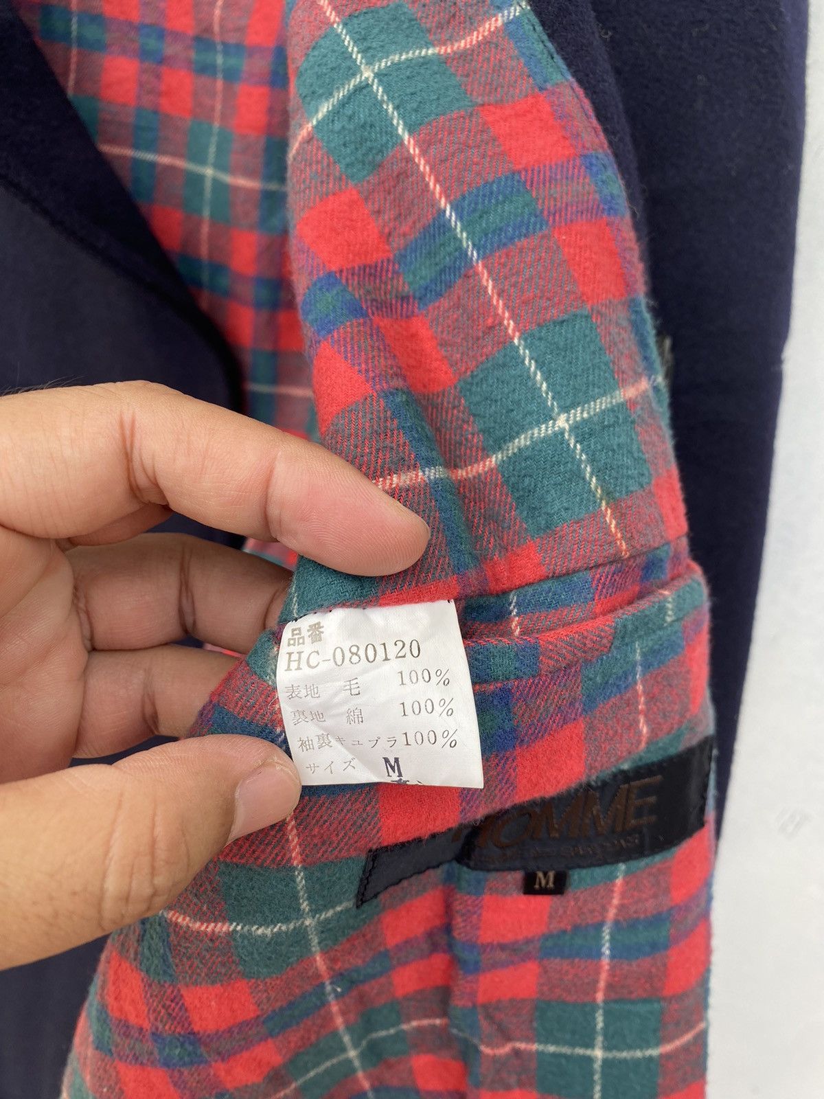 Comme des Garcons Vintage Comme Des Garcons Homme Wool Coat Size US M / EU 48-50 / 2 - 7 Thumbnail
