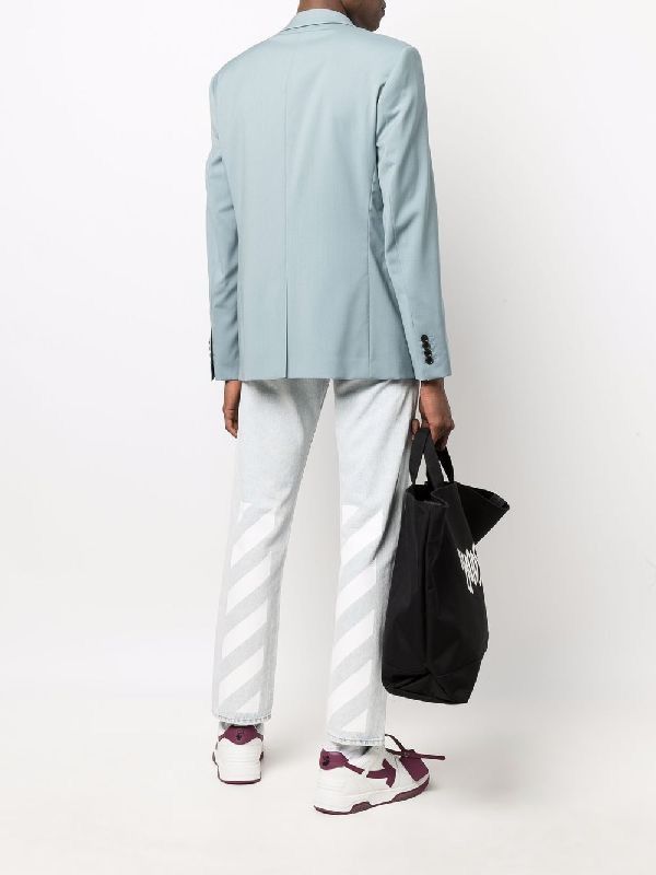 Off-White OFF-WHITE - DIAGONAL TABS SLIM JEANS Size US 32 / EU 48 - 1 Thumbnail