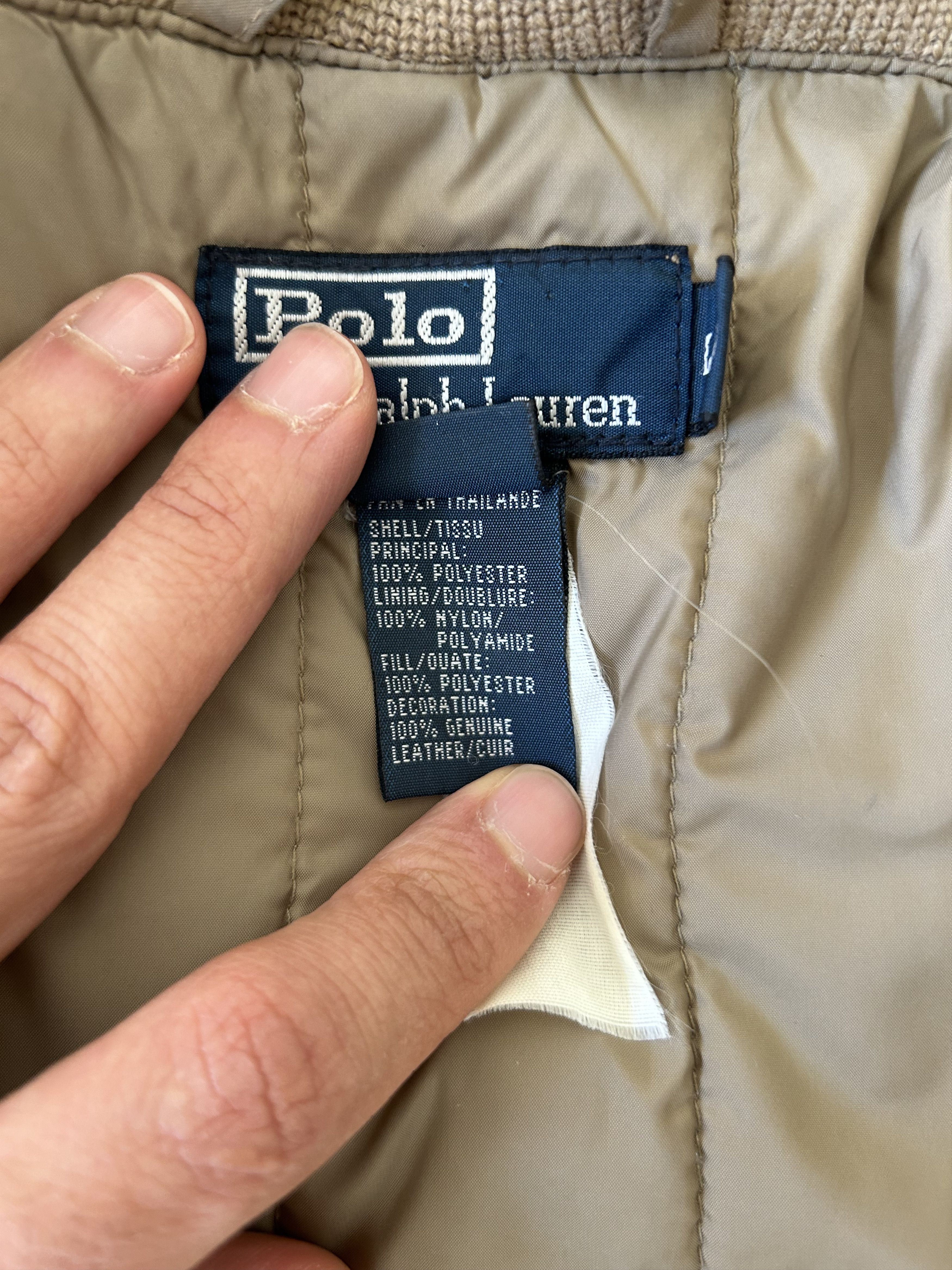 Polo Ralph Lauren Polo Ralph Lauren Insulated Parka Leather Trim Size US L / EU 52-54 / 3 - 6 Thumbnail