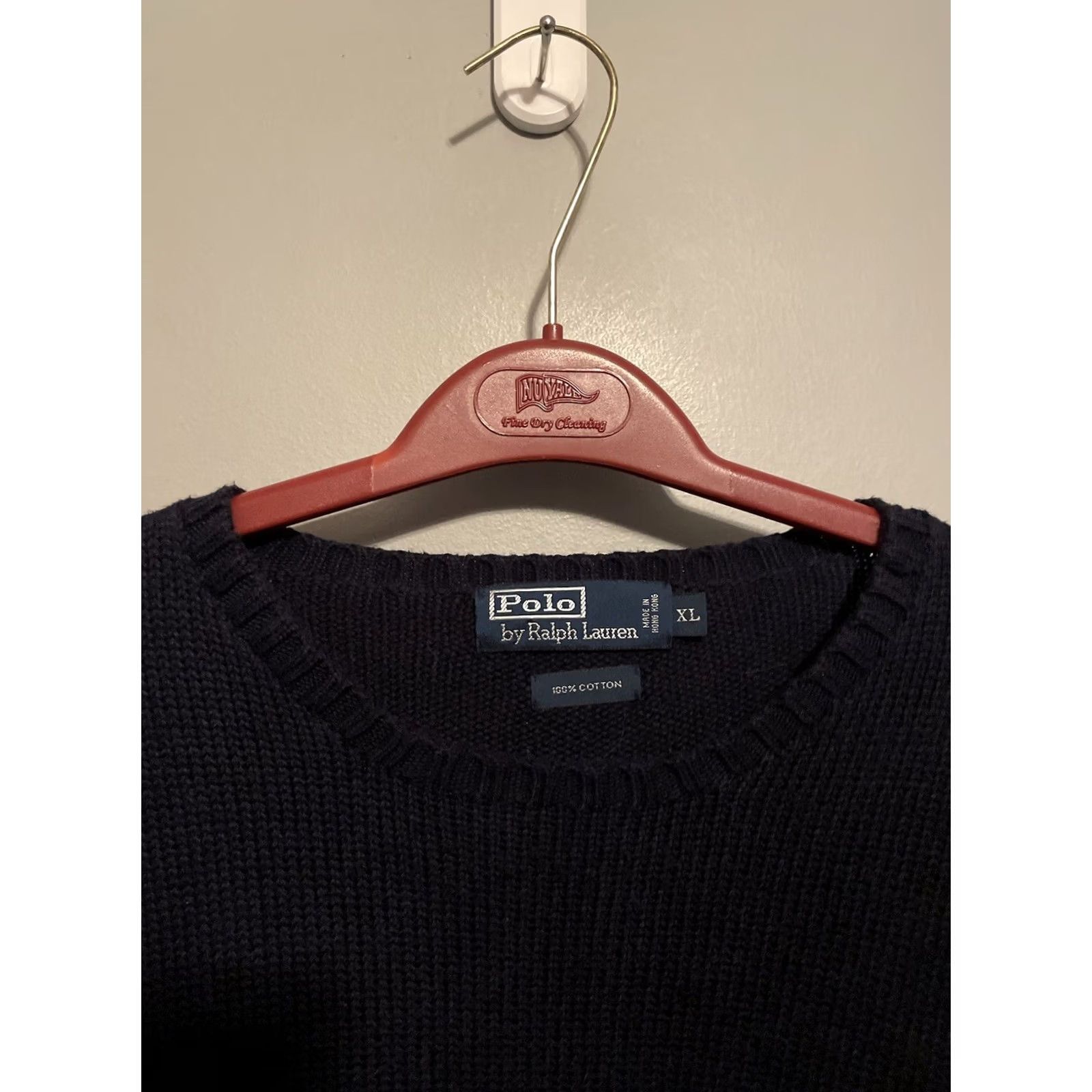 Polo Ralph Lauren VINTAGE Polo Ralph Lauren Sweater Mens XL Blue Crew Neck Classic Preppy Knit Pullover Logo - 20xx? Size US XL / EU 56 / 4 - 2 Thumbnail
