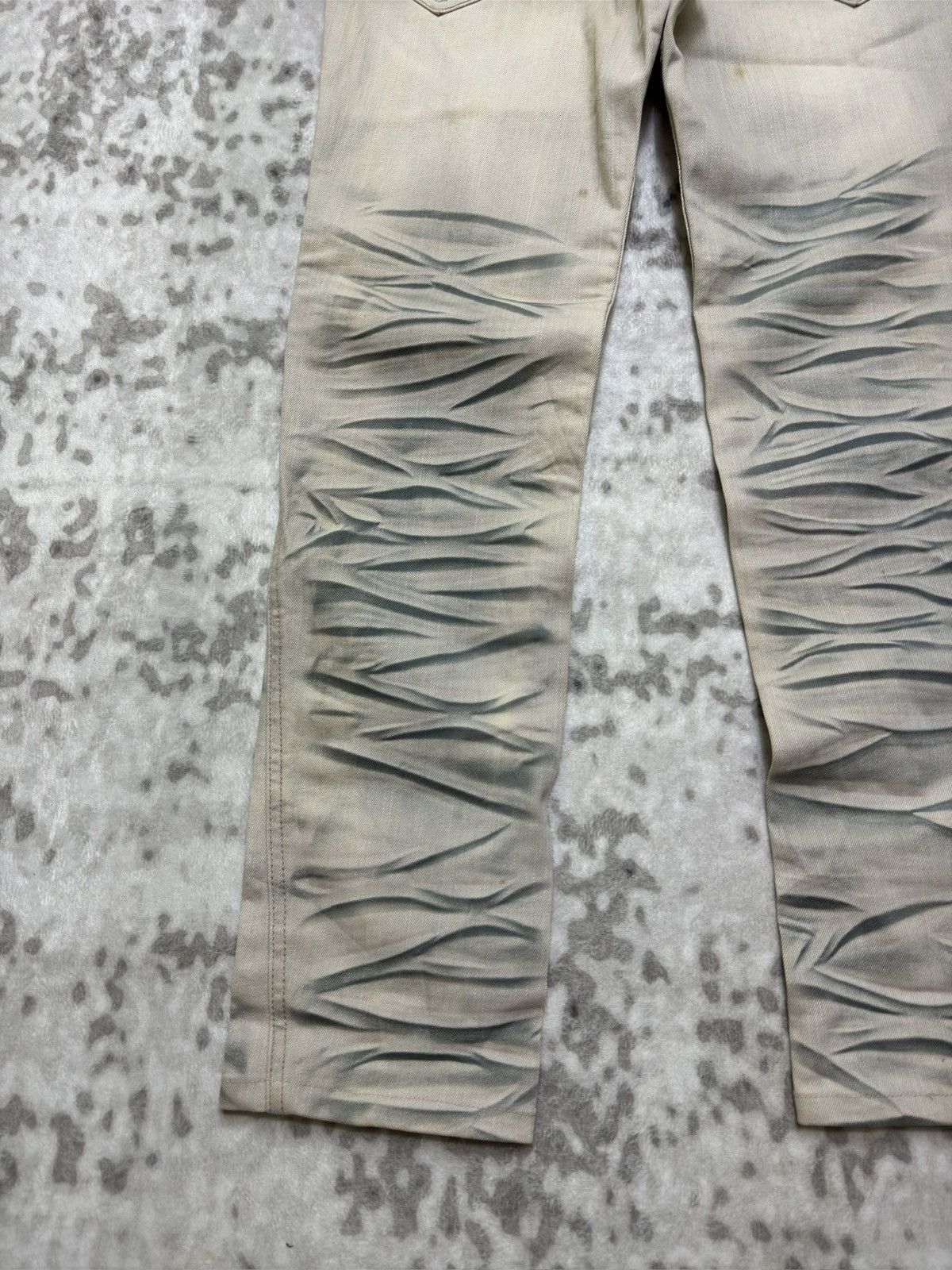 Hysteric Glamour Vintage Y2K Semantic Design Claw Mark Acid Wash Denim Jeans Size US 29 - 14 Thumbnail