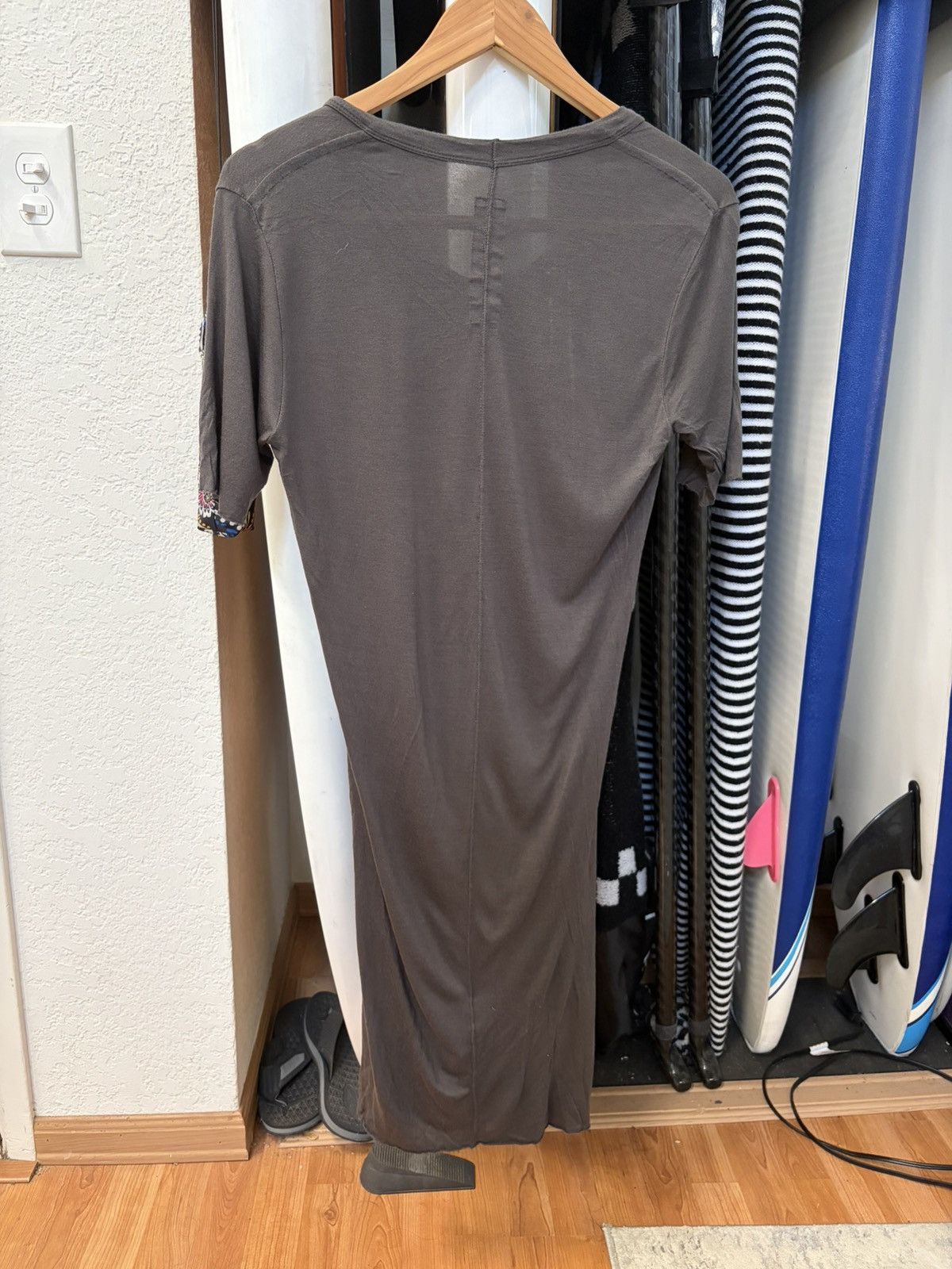 Rick Owens Mainline FW14 Plinth Short Sleeve Long Tee Size US S / EU 44-46 / 1 - 2 Thumbnail