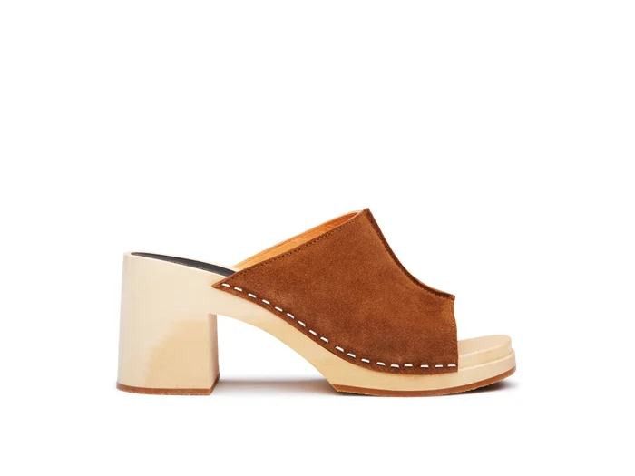 Swedish Hasbeens swedish hasbeens Combo Clog Color: Nero/Viola SAVE $110.00 Size US 9 / IT 39 - 9 Thumbnail
