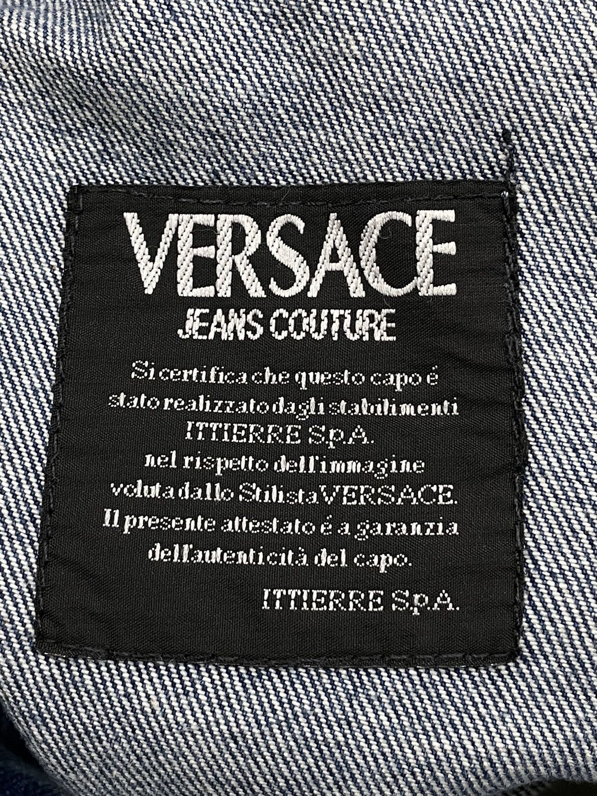 Versace Jeans Couture × Vintage Vintage Ittiere Versace Jeans Couture Luxury Denim Size US 28 / EU 44 - 25 Thumbnail
