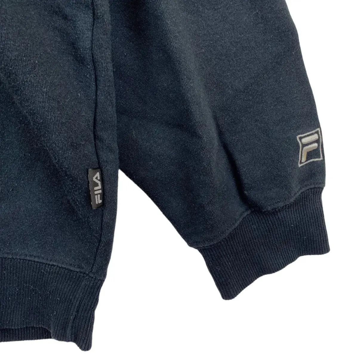 Fila × Vintage Vintage FILA NUMERO UNO Biella Italia Embossed Sweatshirt Size L / US 10 / IT 46 - 3 Thumbnail