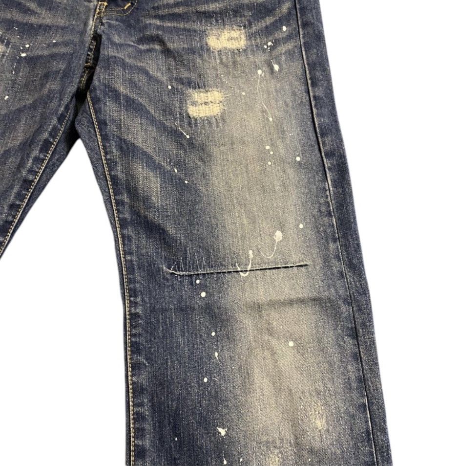 Designer × Takeo Kikuchi Takeo Kikuchi Distress Painter Jeans Size US 32 / EU 48 - 4 Thumbnail