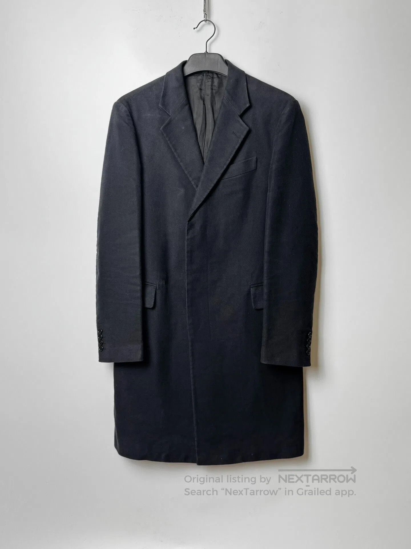 Helmut Lang Helmut Lang 2003 Moleskin Black Coat. Size US S / EU 44-46 / 1 - 1 Thumbnail