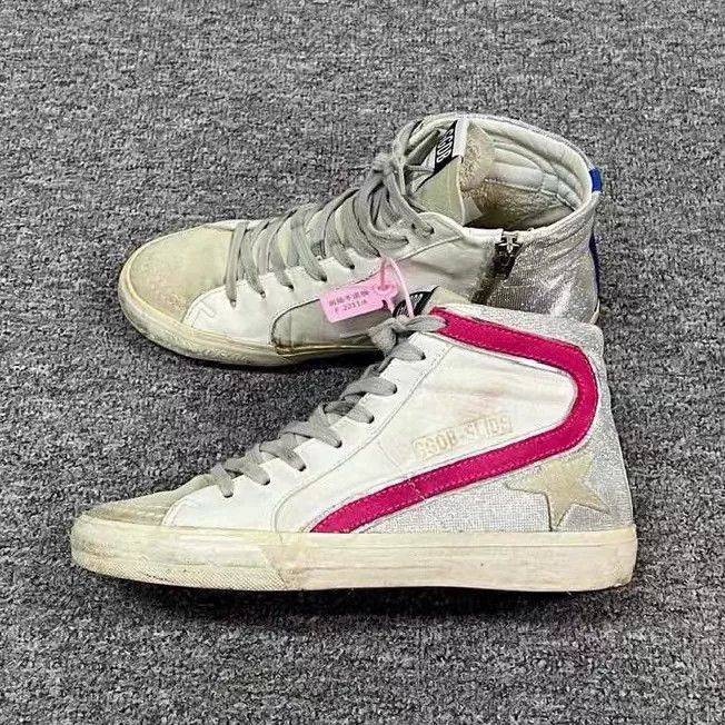 Golden Goose Golden Goose Slide Distressed Sneakers Size US 6 / IT 36 - 1 Thumbnail