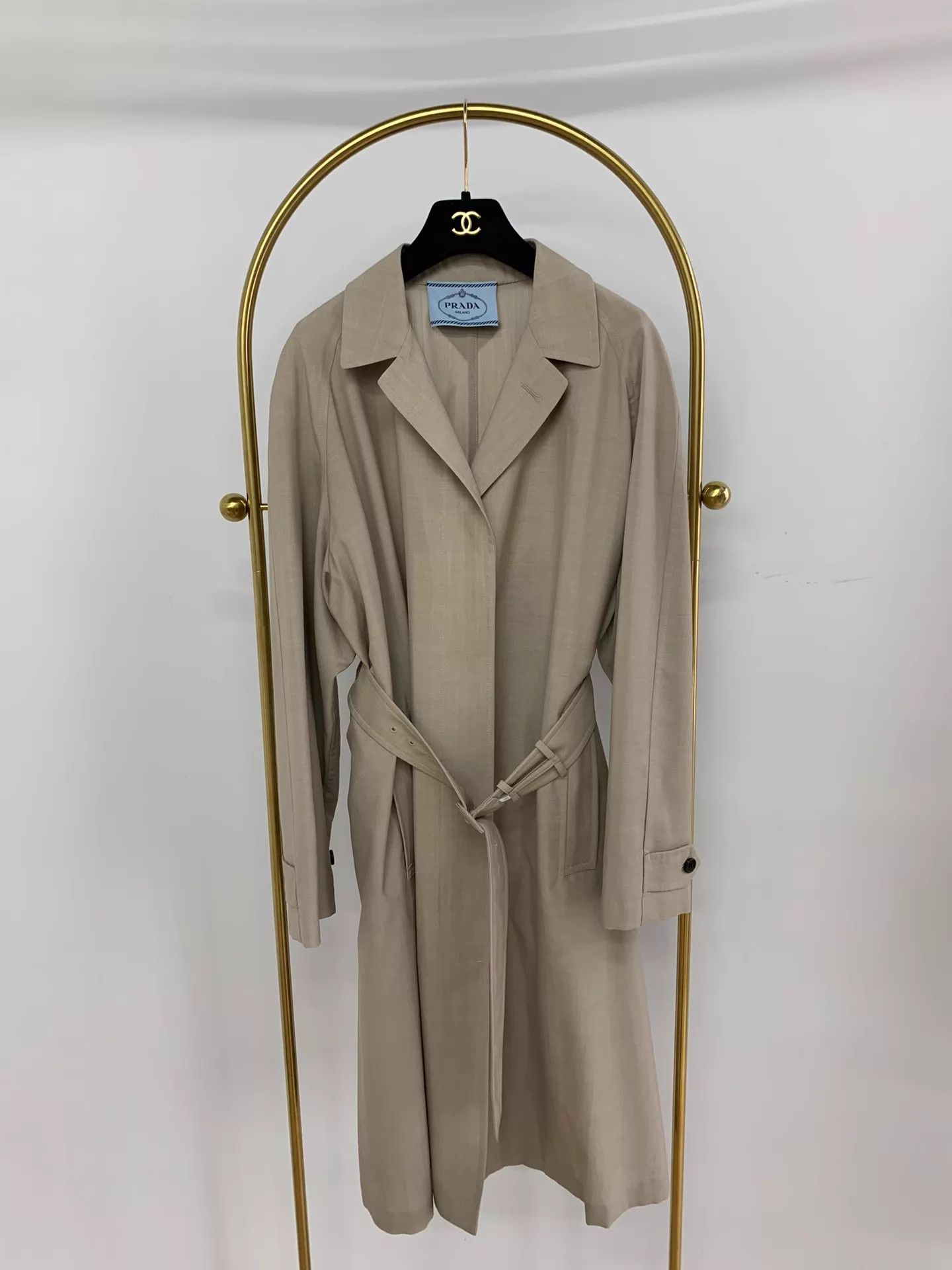 Prada Prada Long Trench Coat & Pants Set 38/36S Unused Size XS / US 0-2 / IT 36-38 - 2 Thumbnail