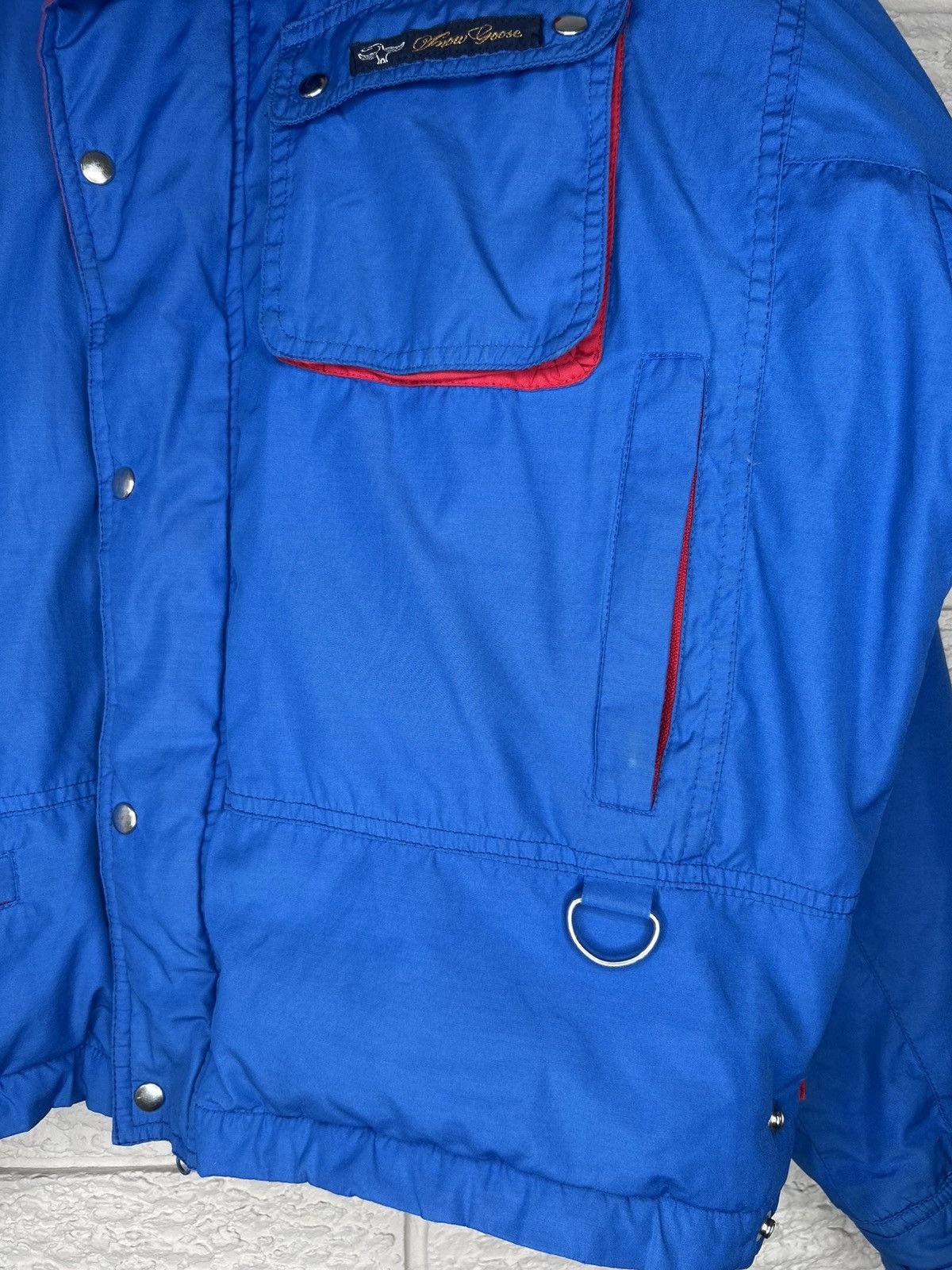 Canada Goose Vintage 80s Canada Goose Snow Goose Down Bomber Jacket Size US M / EU 48-50 / 2 - 8 Thumbnail