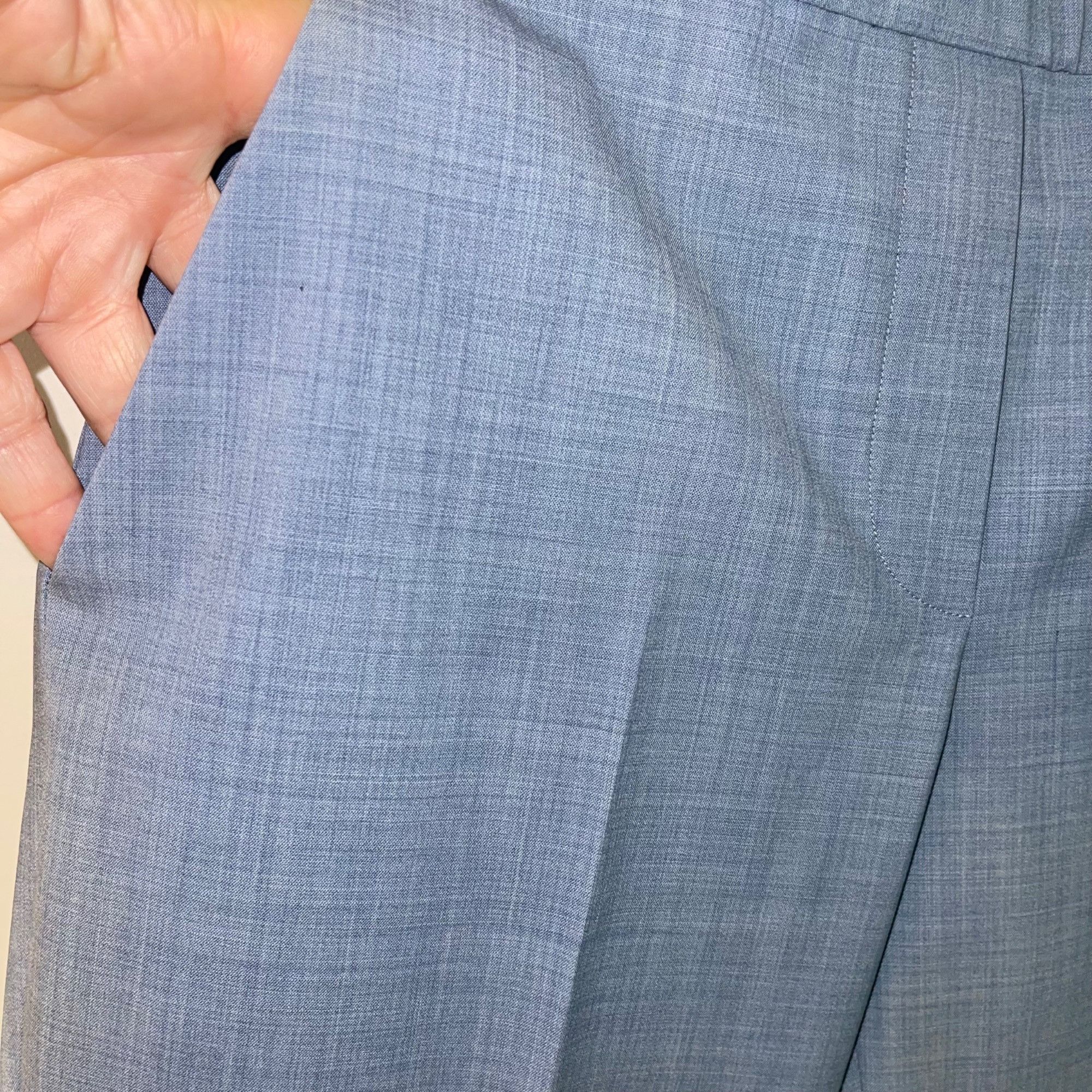Theory Theory Womens Pants Size 00 Blue Pull On Slim Fit Size 24" / US 00 / IT 34 - 3 Thumbnail