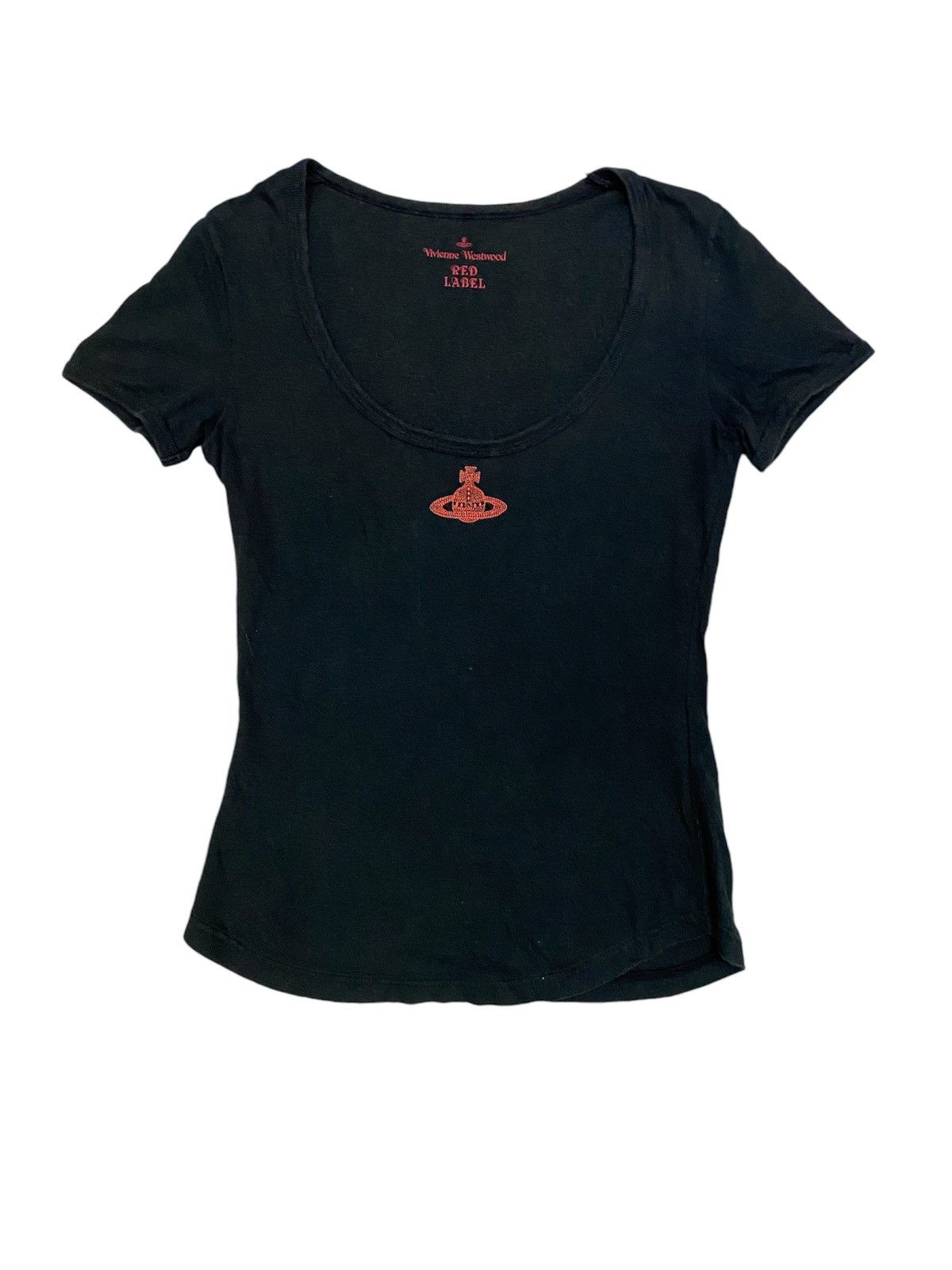 Vivienne Westwood 2000s Iconic embroidered center big logo tee Size M / US 6-8 / IT 42-44 - 1 Thumbnail