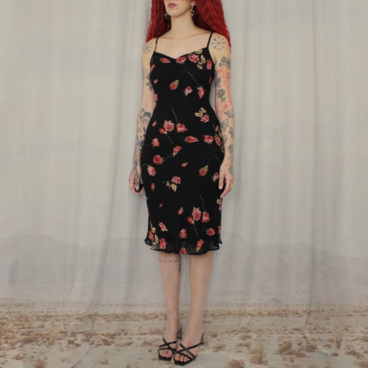 Other 🌹ROSES MIDI DRESS🌹 Size S / US 4 / IT 40 - 2 Thumbnail