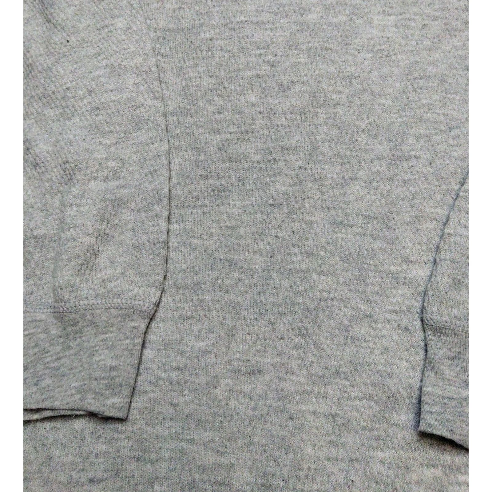 Vintage J.E. Morgan Vintage Long Johns Thermal Long Sleeve Waffle Shirt Sz 3XL Tall USA Gray Crew Neck Knit 90s Mens Shirt Size US XXL / EU 58 / 5 - 4 Thumbnail