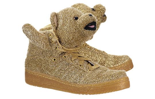 Adidas × Jeremy Scott ADIDAS JEREMY SCOTT sneakers, BEAR, Tinsel Gold shoes G96188 Size US 9 / EU 42 - 13 Thumbnail