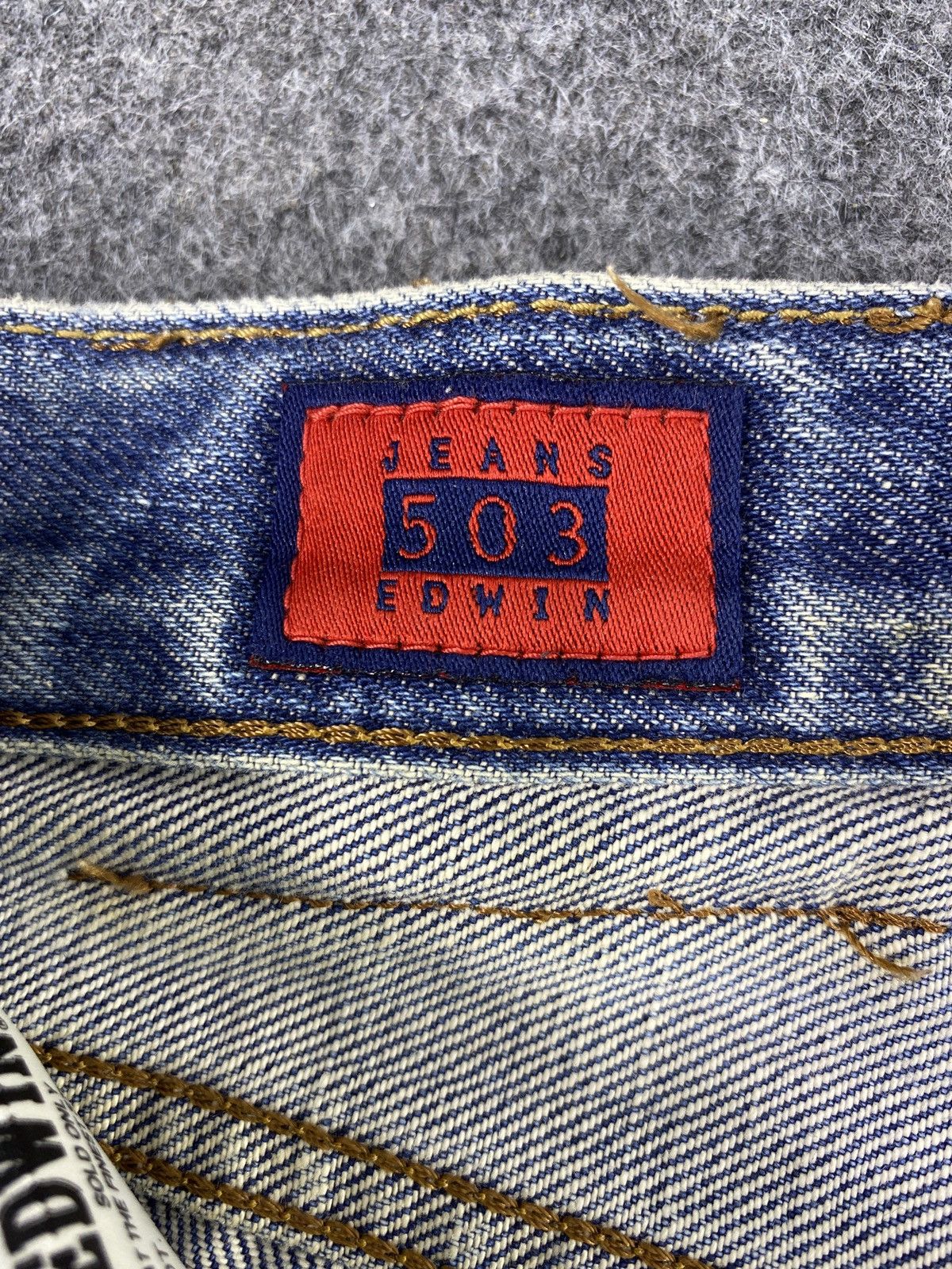 Edwin × Japanese Brand Edwin Miss 503 Blue Wash Jeans - J1118 Size US 26 / EU 42 - 10 Thumbnail