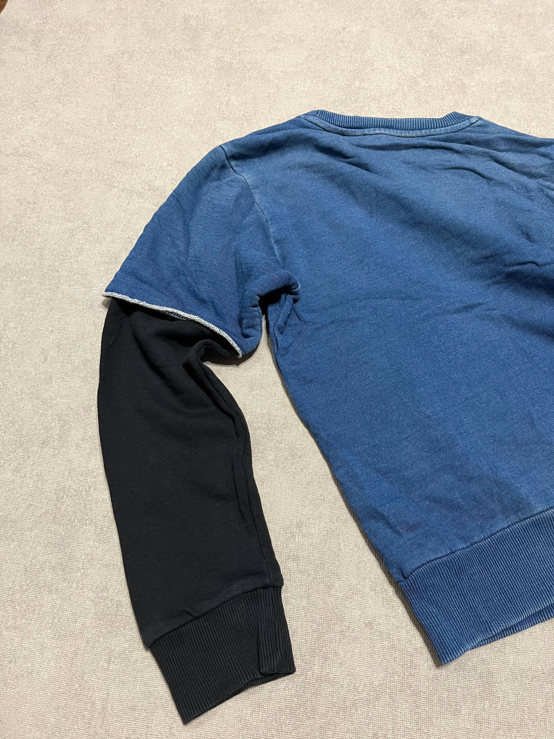Diesel Vintage Diesel Blue Denim Sweatshirt Women`s Big Logo Sz 12 Size M / US 6-8 / IT 42-44 - 10 Thumbnail