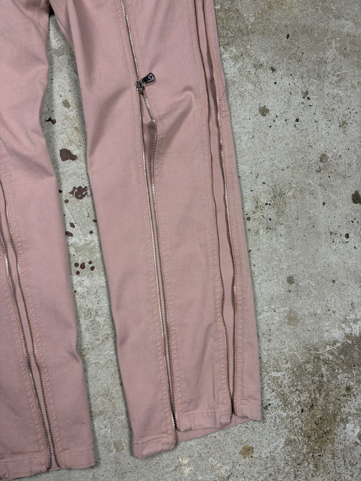Dolce & Gabbana SS 2003 Dolce & Gabbana Sex Pink Multi Zippers Pants Size 26" / US 2 / IT 38 - 12 Thumbnail