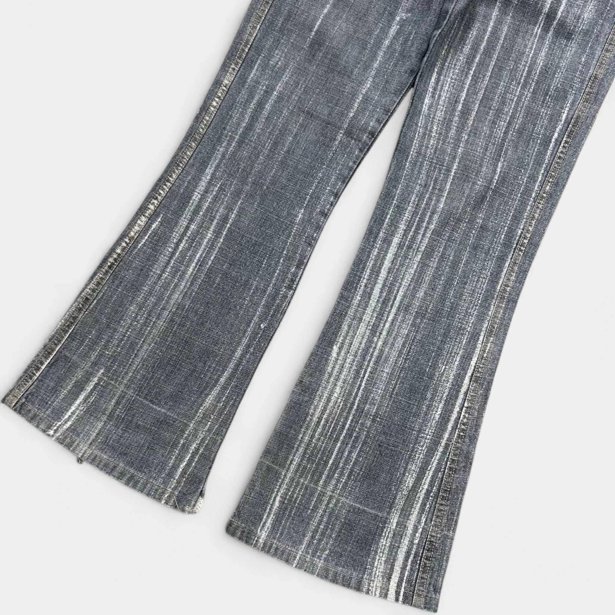 Just Cavalli Just Cavalli Vertical Stripe Jeans Size US 32 / EU 48 - 3 Thumbnail