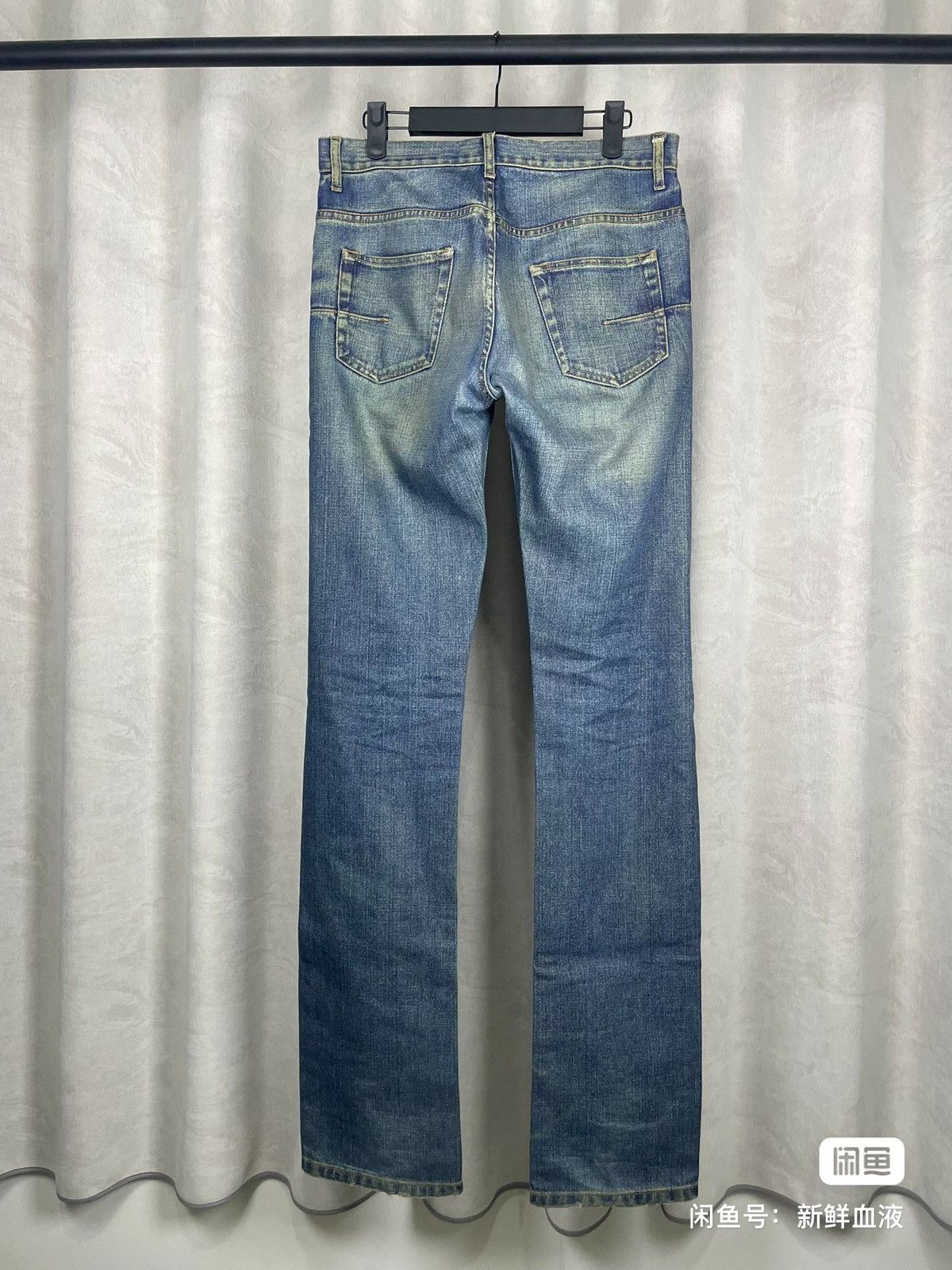 Dior Dior homme aw2004 distressed denim jeans Size US 28 / EU 44 - 2 Thumbnail