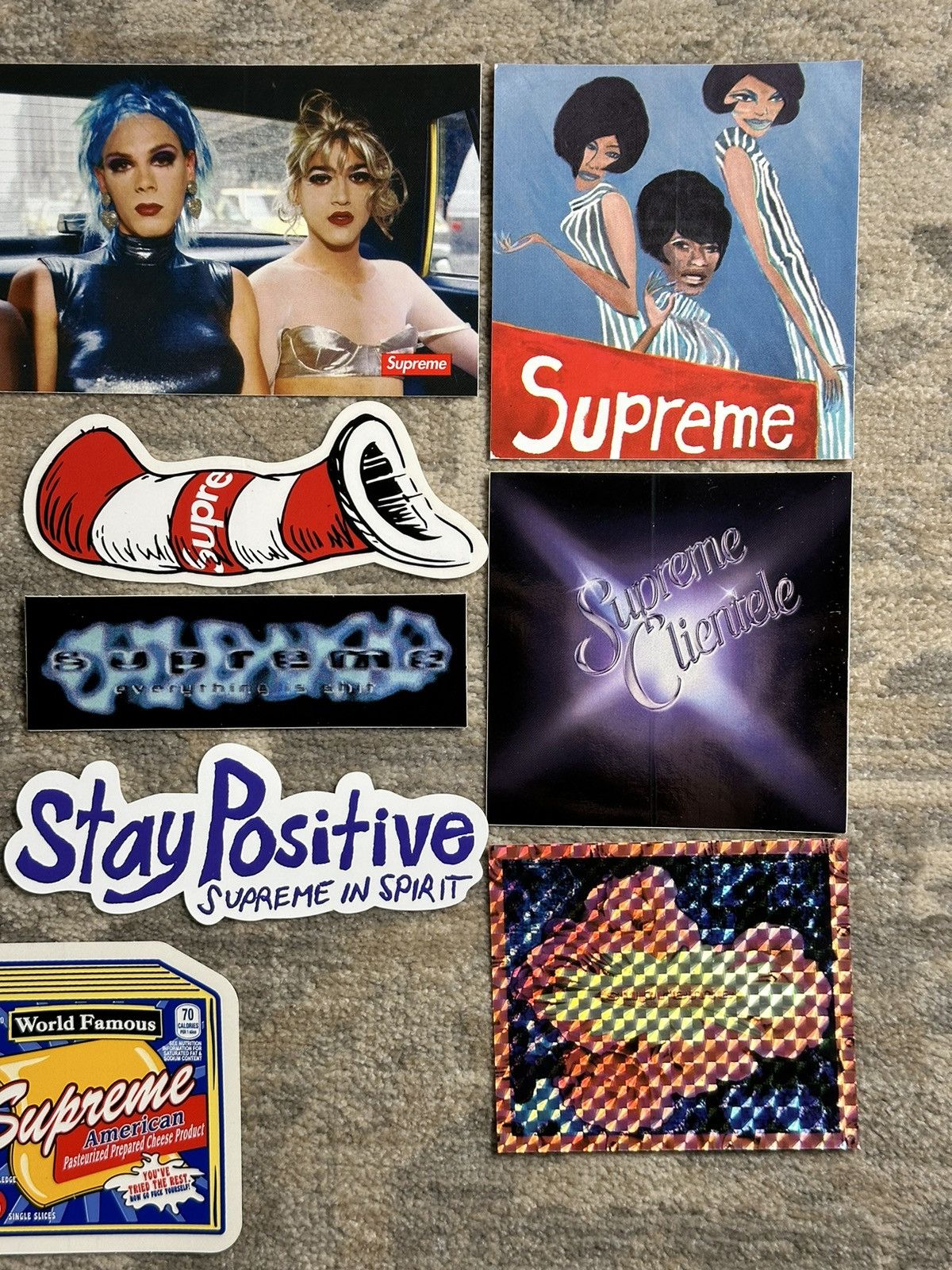 Supreme 10x Supreme Stickers Lot Size ONE SIZE - 3 Thumbnail