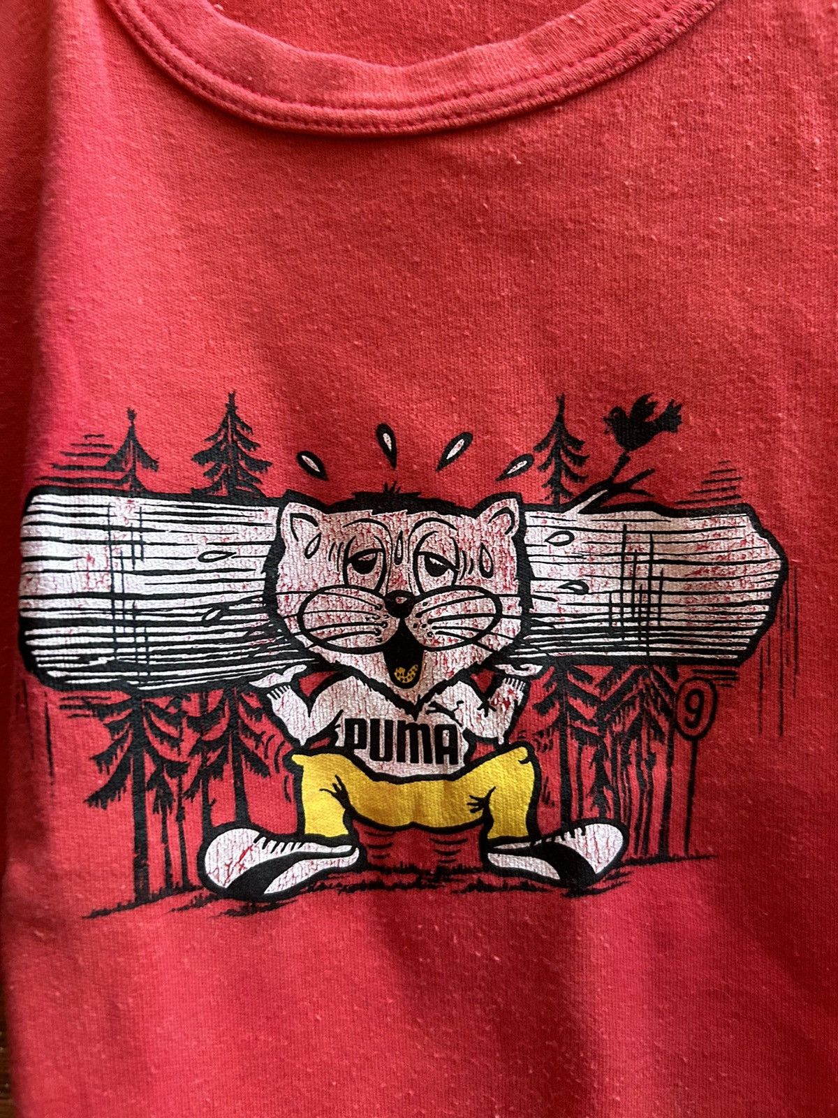 Puma × Vintage Rare 70’s PUMA Graphic T-shirt Made In Portugal Size US M / EU 48-50 / 2 - 5 Thumbnail