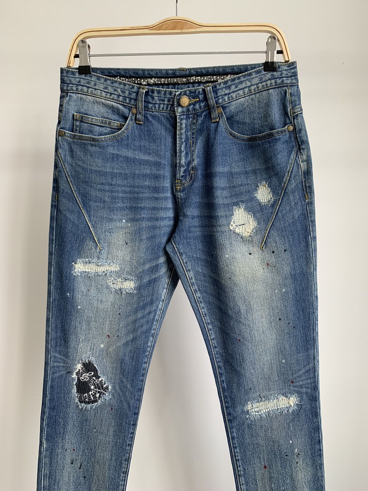 Number (N)ine Number Nine Splatter Jeans Size US 31 - 5 Thumbnail
