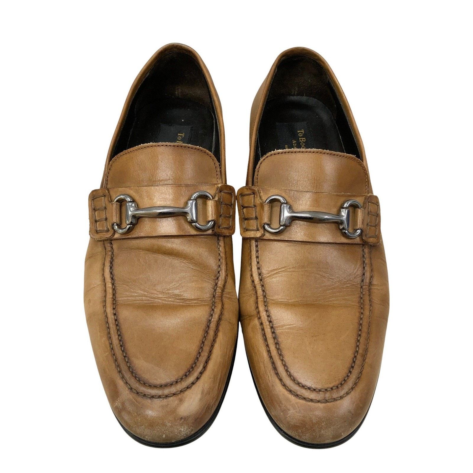 To Boot New York To Boot New York Loafer 8 Tan Leather Horsebit Slip On Dress Size US 8 / EU 41 - 8 Thumbnail