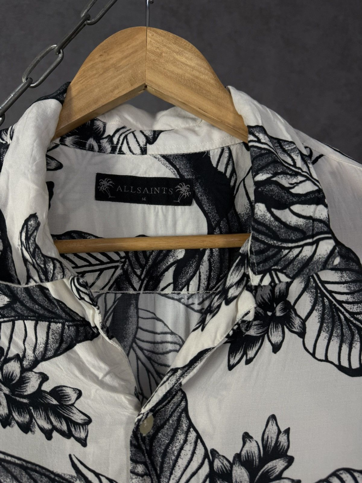 Allsaints Allsaints art crazy designer hawaiian shirt Size US M / EU 48-50 / 2 - 4 Thumbnail