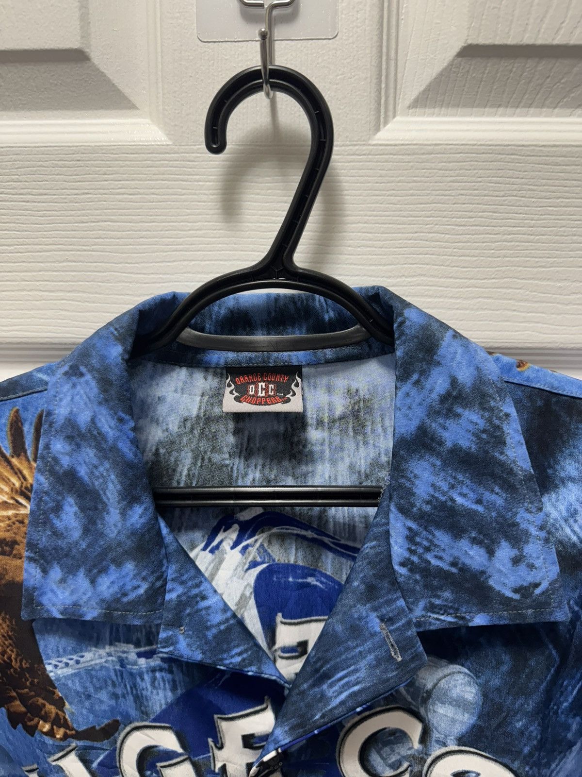 West Coast Choppers Orange County Choppers 2004 Vintage Button Up Y2k Motorcycle Size US XL / EU 56 / 4 - 5 Thumbnail