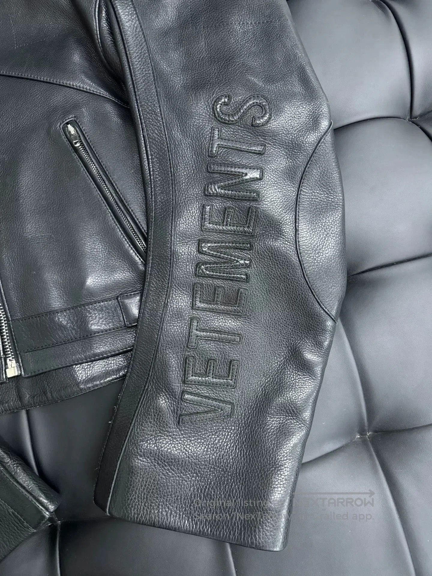 Vetements Vetements FW17 Black Moto Leather Jacket. Size US L / EU 52-54 / 3 - 3 Thumbnail