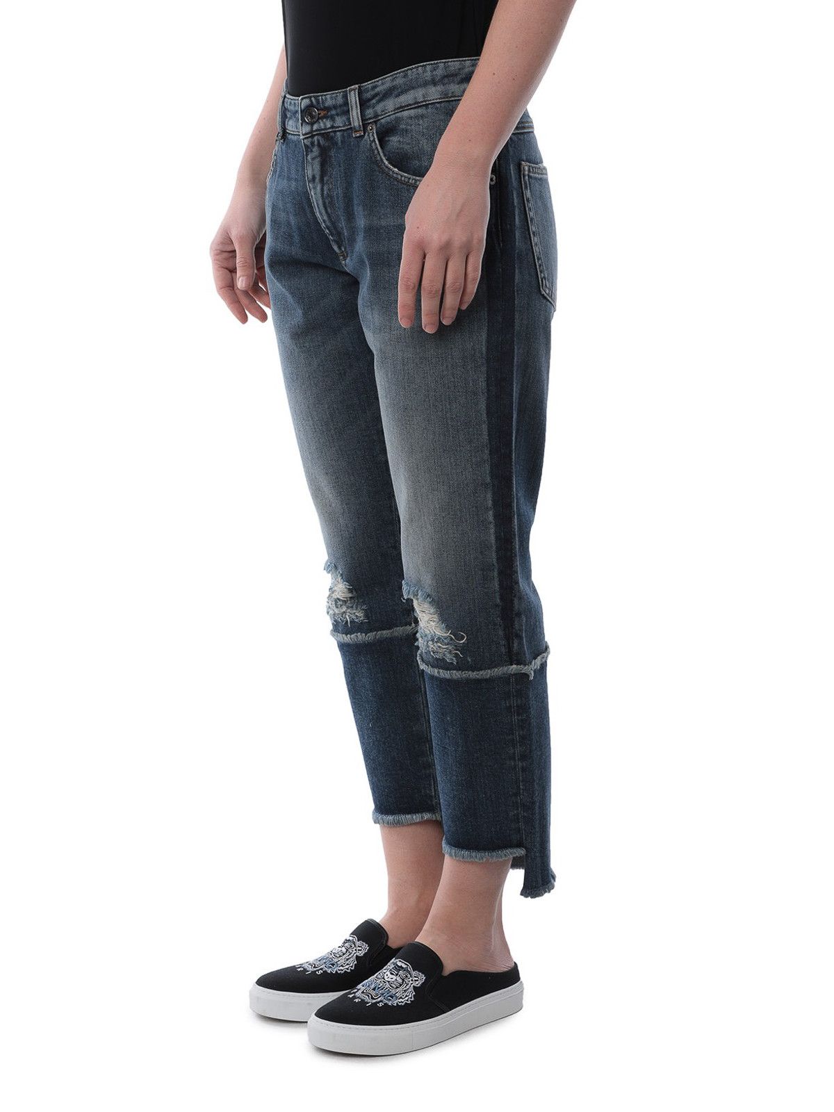 Dolce & Gabbana o1y0825 Denim Pant in Blue Size 26" / US 2 / IT 38 - 2 Thumbnail