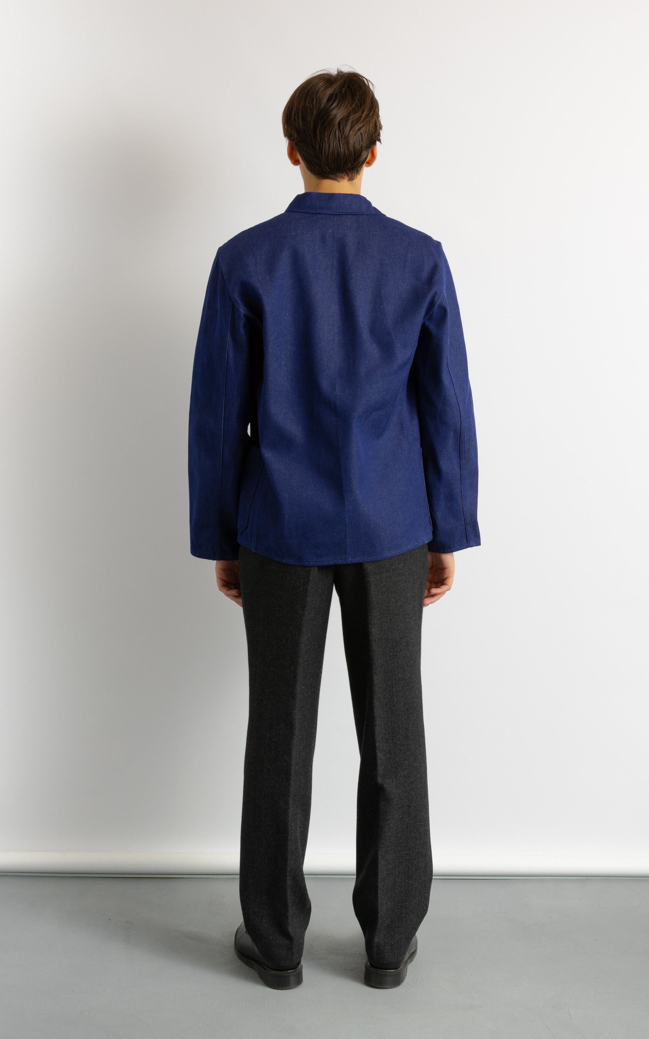 Vintage French Workwear Chore Coat Style Men Jacket 8728 Size US M / EU 48-50 / 2 - 4 Thumbnail