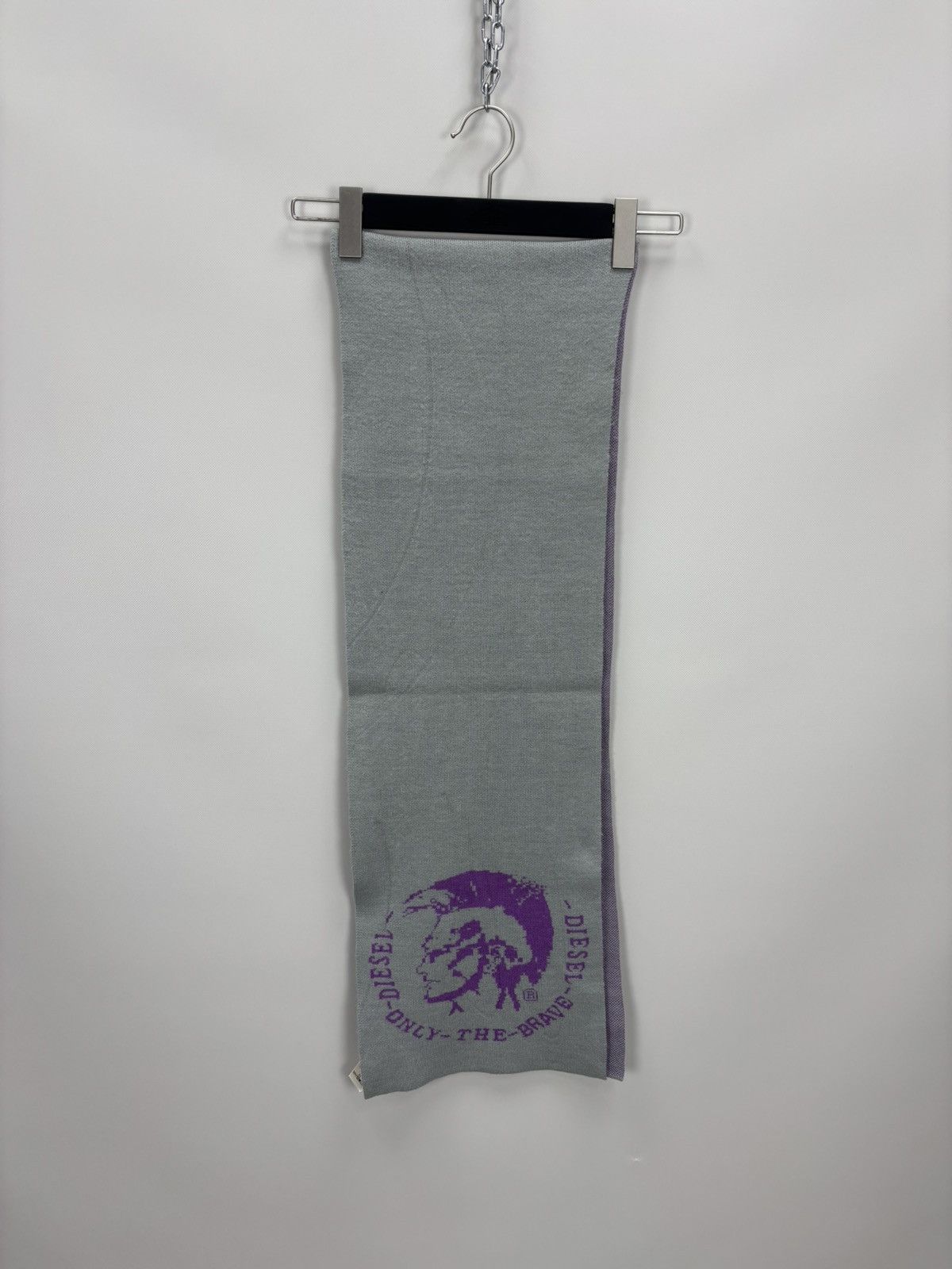 Diesel Scarf Diesel Color Gray/Purple Size ONE SIZE - 1 Thumbnail